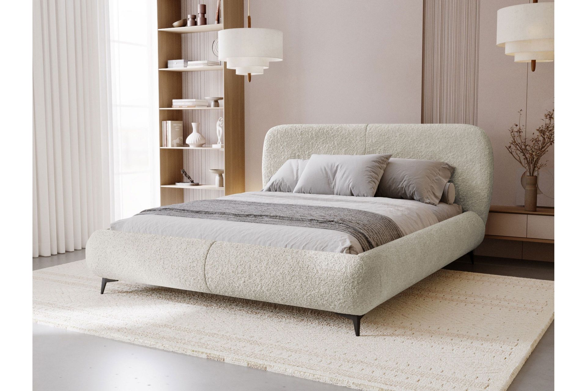 Arondel Förvaringssäng - Beige