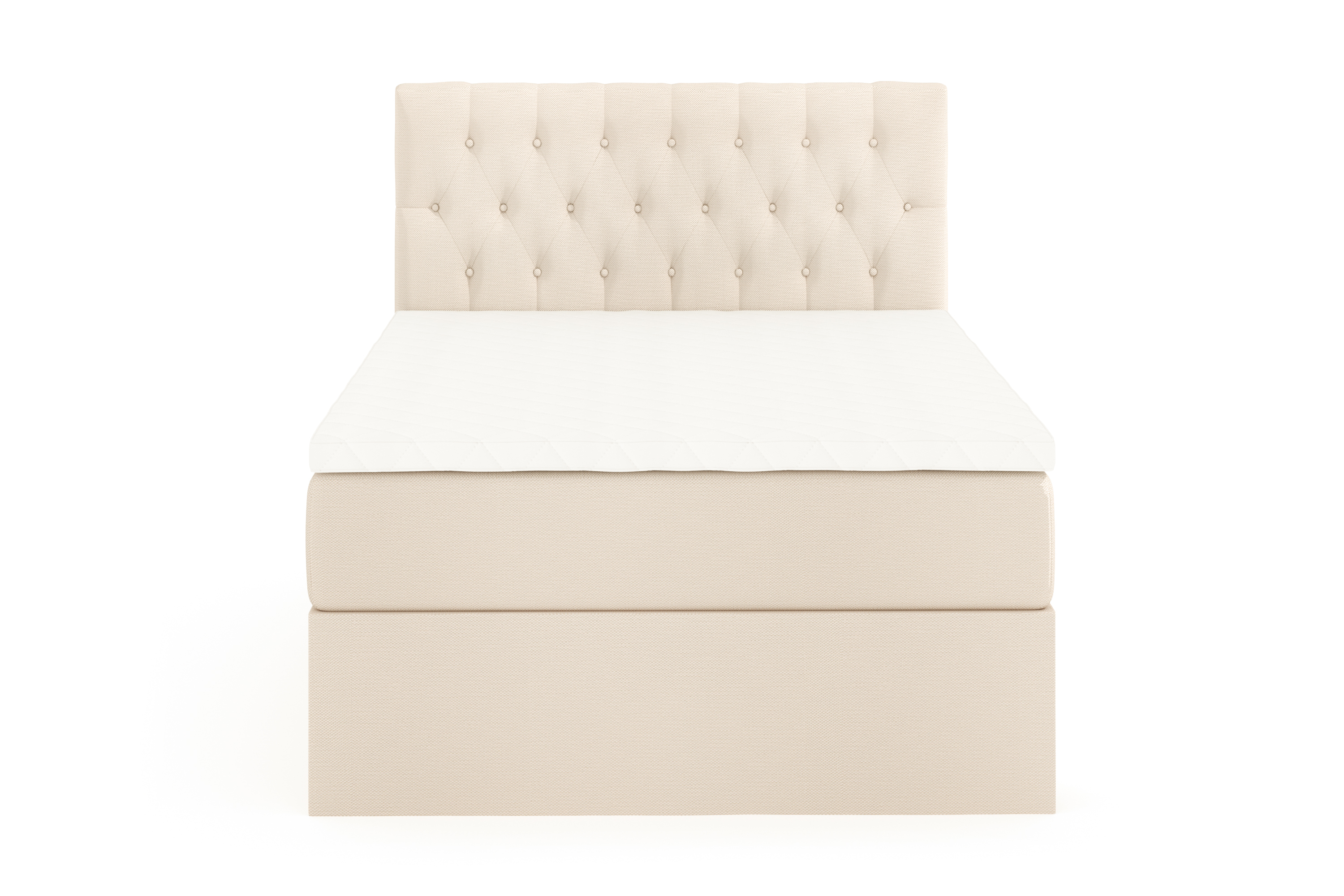 Box Bed Boxy Beige 140x200 cm