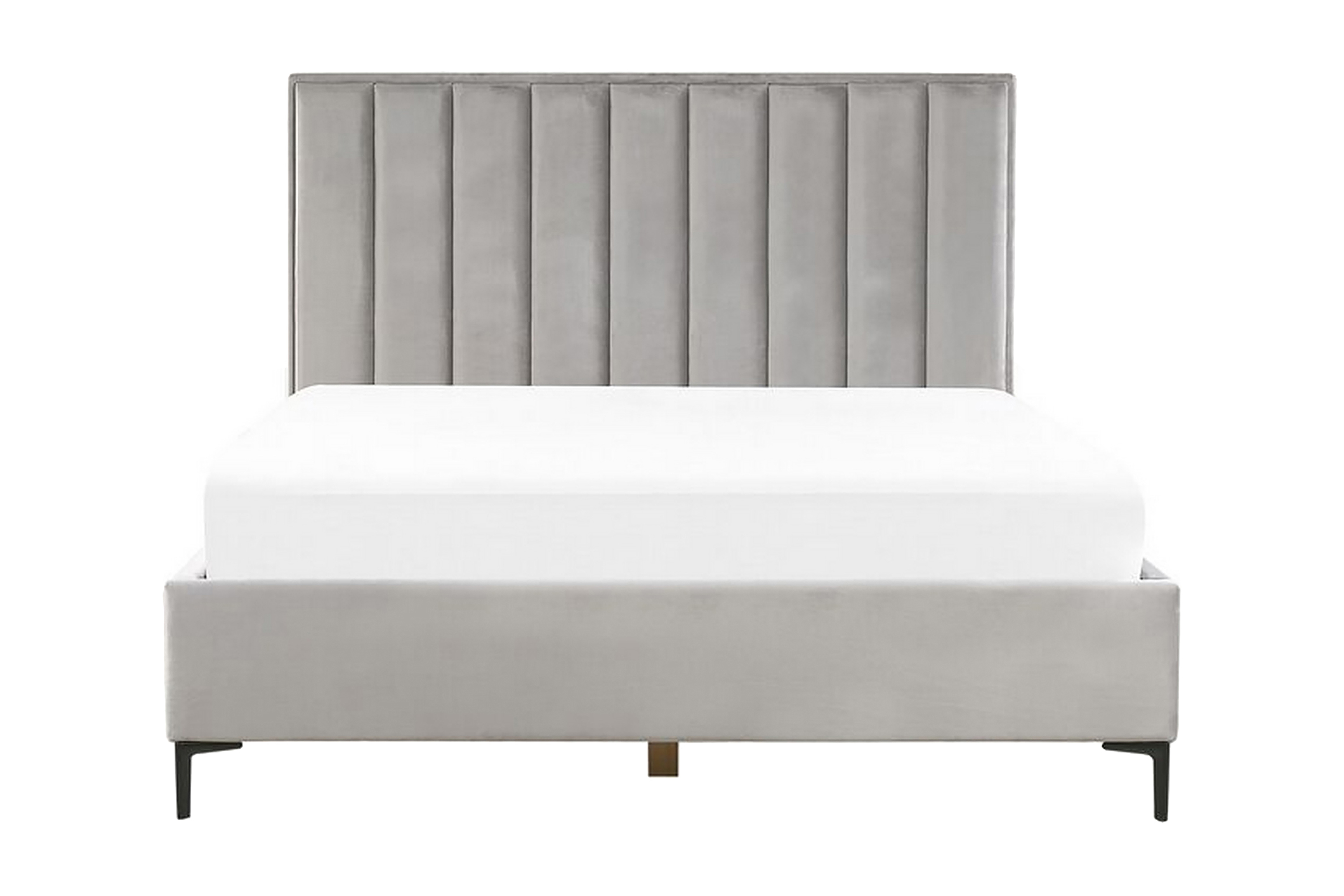 Dubbelsäng med förvaring 180x200 cm SEZANNE Grå