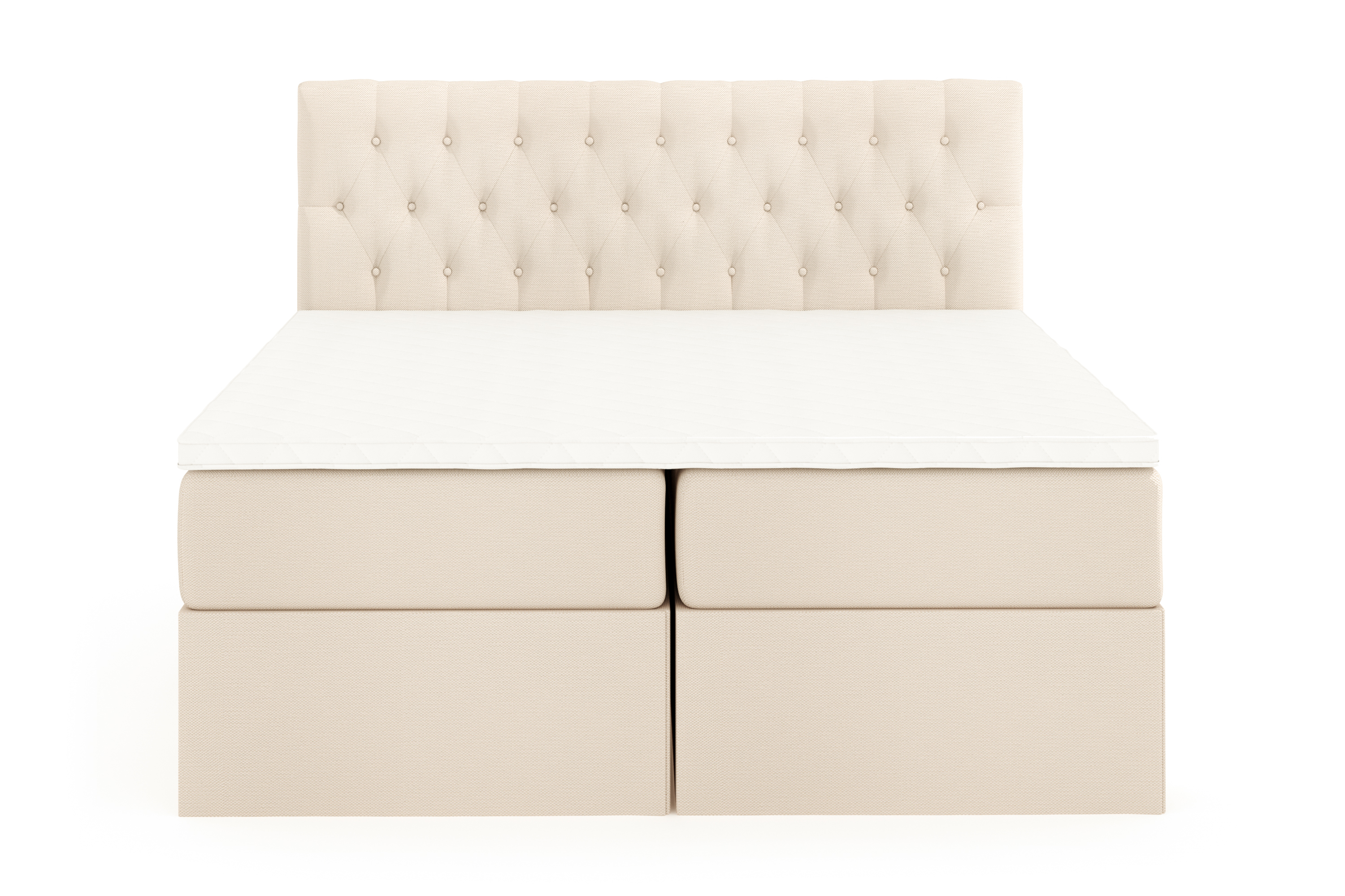 Box Bed Boxy Beige 160x200 cm