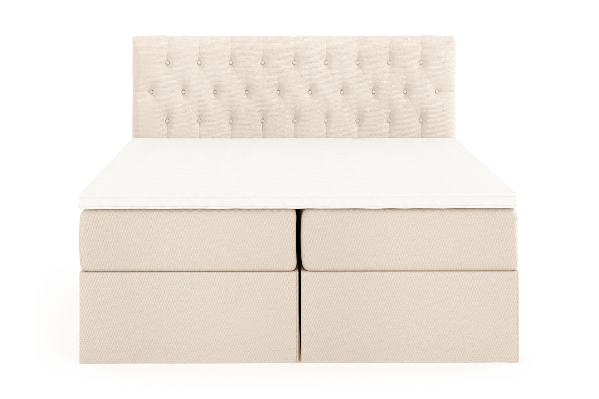 Boxy Box Bed 160x200 cm - Beige