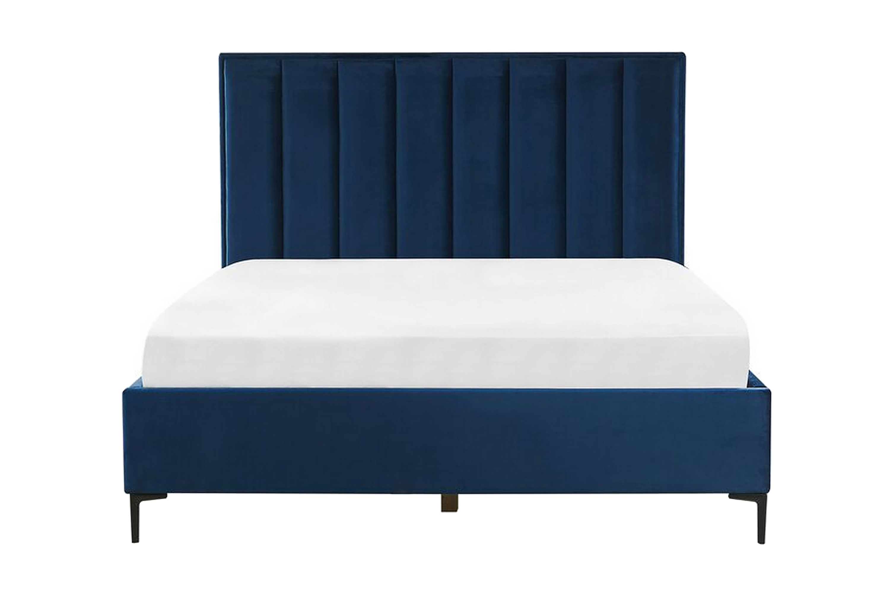 Dubbelsäng med förvaring 160x200 cm SEZANNE Blå