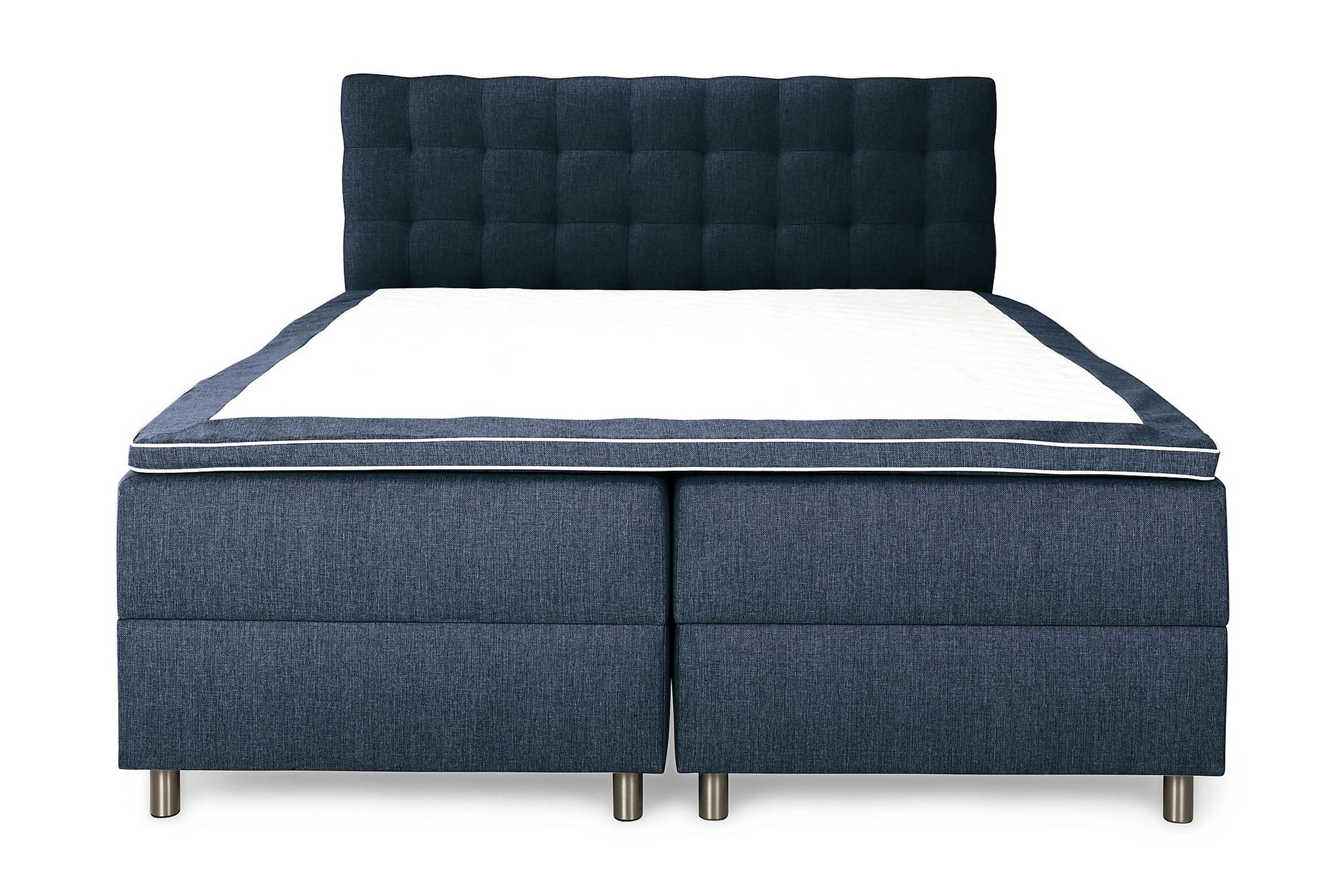 Montana Dubbelsäng med förvaring 160x200 cm Mörkblå