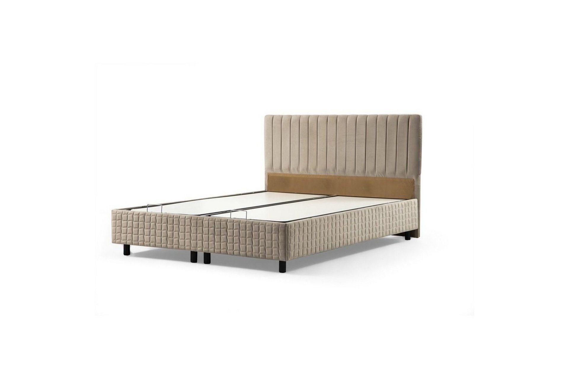 S&auml;ngbotten & S&auml;nggavel f&ouml;r Enkel S&auml;ng Sudamal Brun - 120 x 110 x 200 cm