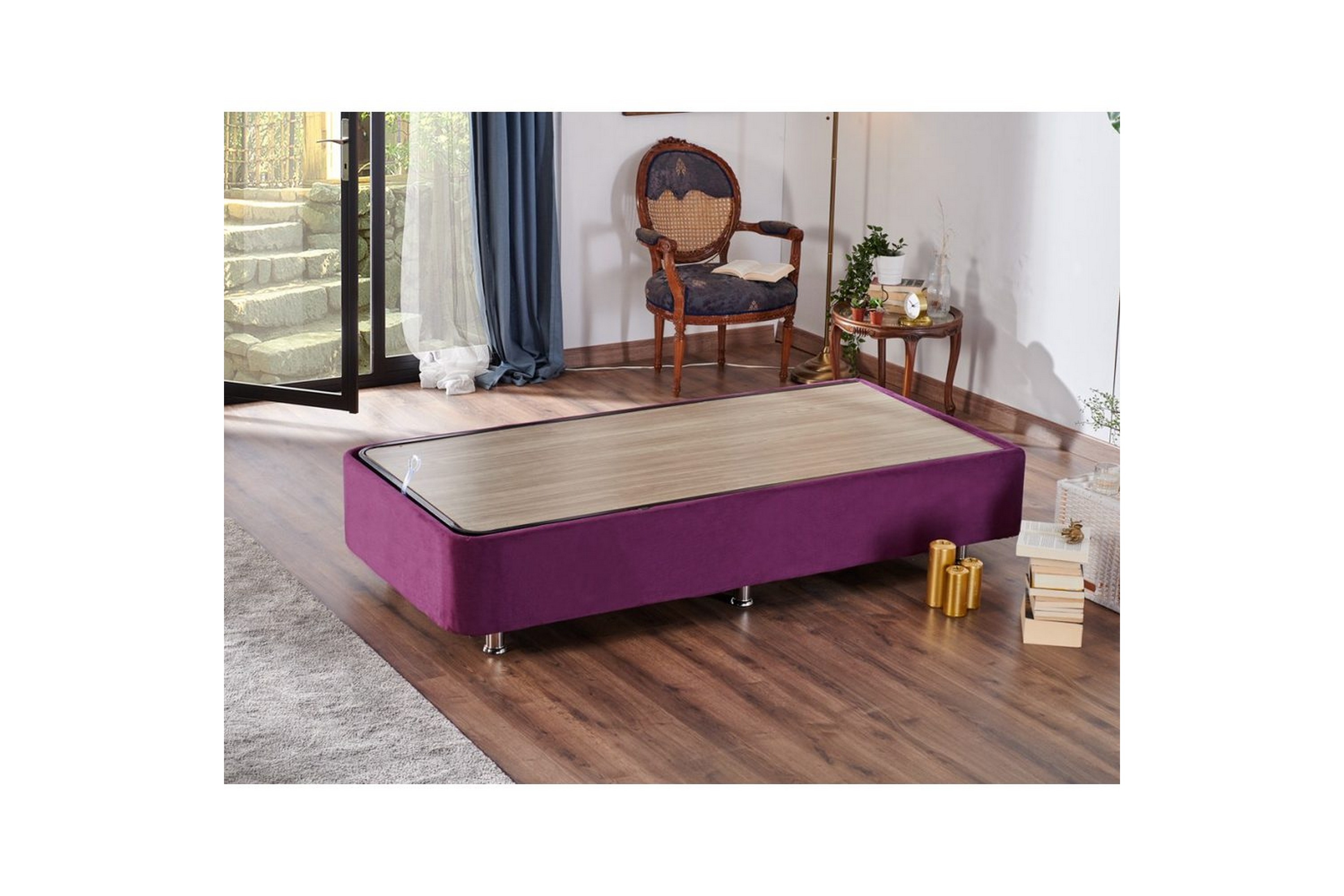 sängbotten för enkel säng mytikas enkel mytikas - 90 x 190 x 38 cm