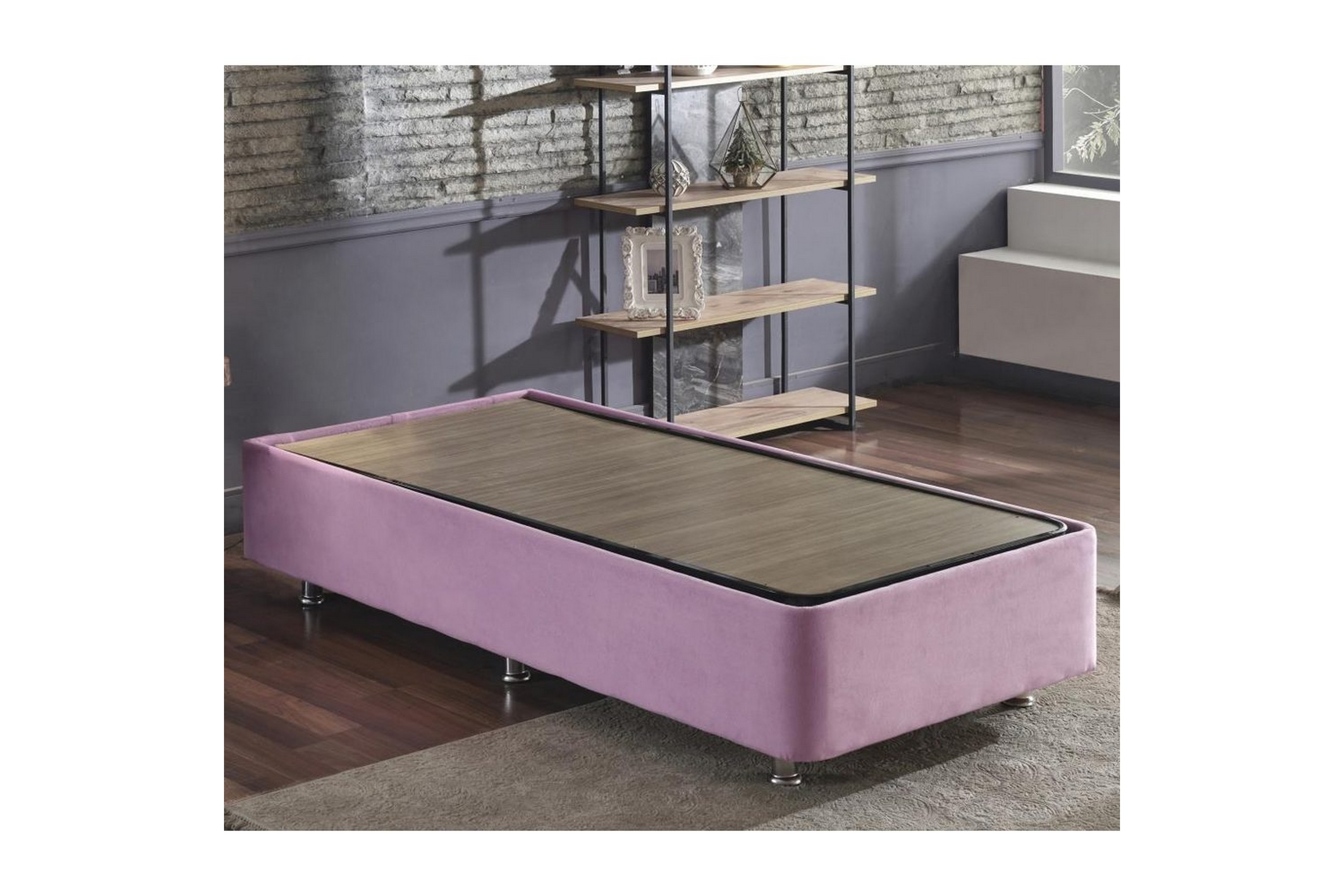 sängbotten för enkel säng rasul single pnk - 100 x 200 cm