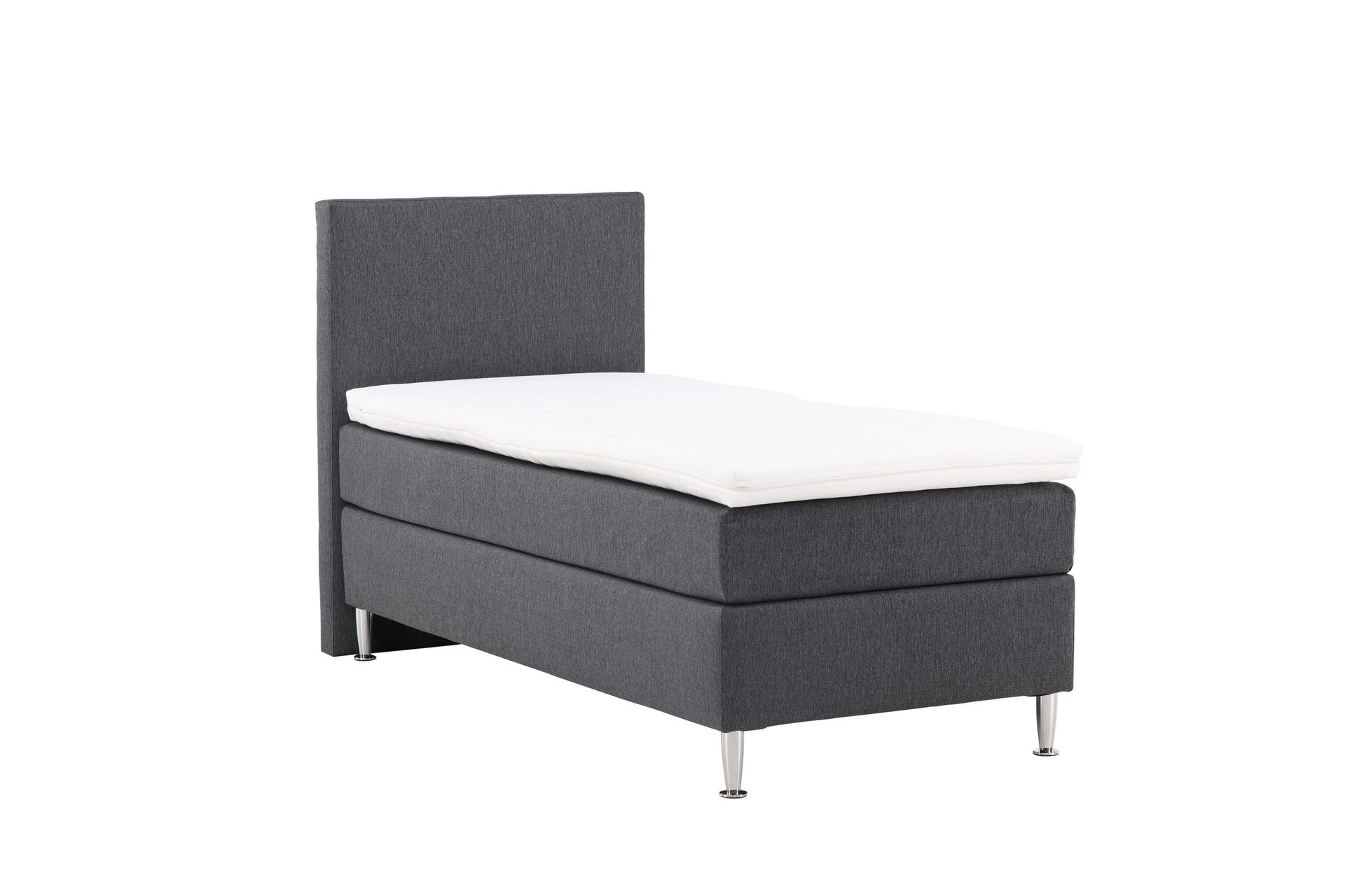 Toledo Sängpaket Kontinentalsäng 90x200 cm - Mörkgrå