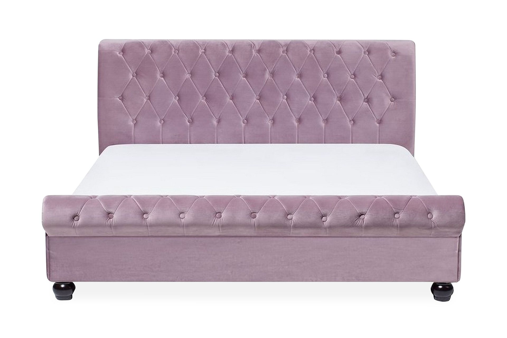 avallon sängram 160x200 - rosa