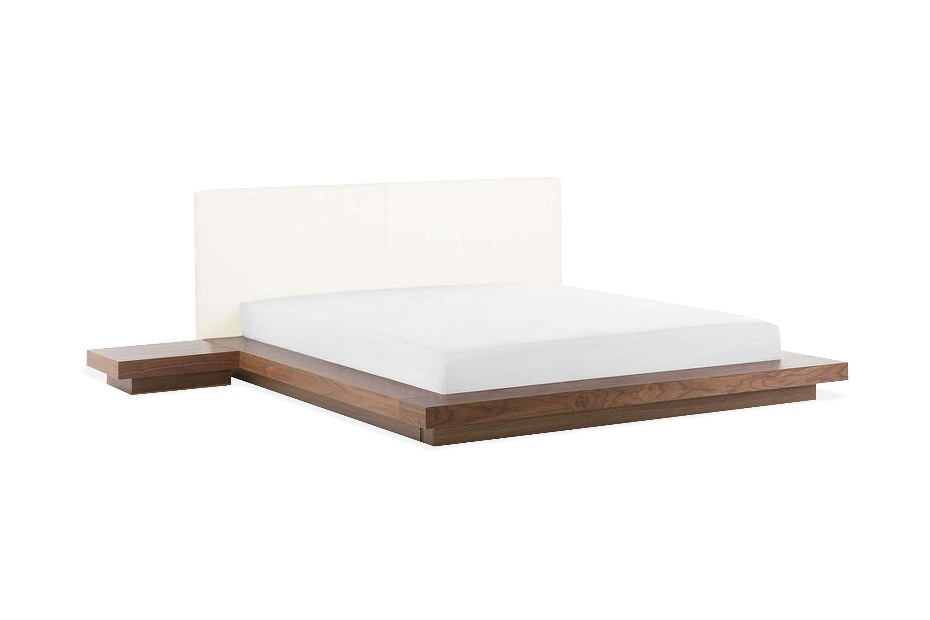 Dubbelsäng Briesha med Sidobord 160x200 Brun