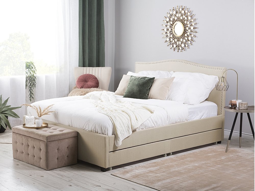 Dubbelsäng Montpellier 180\200 cm Beige