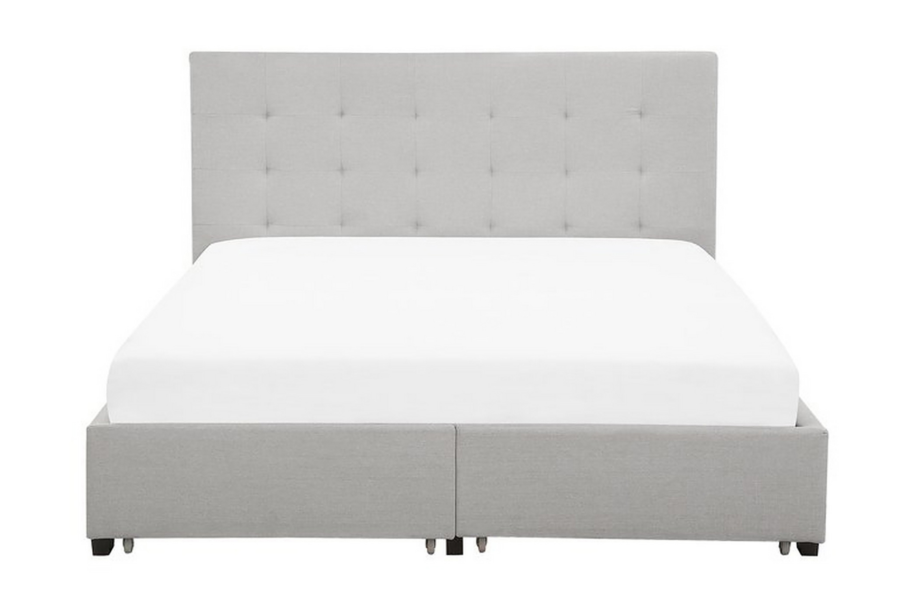 dubbelsäng mooneyrow med förvaring 160x200 - grå