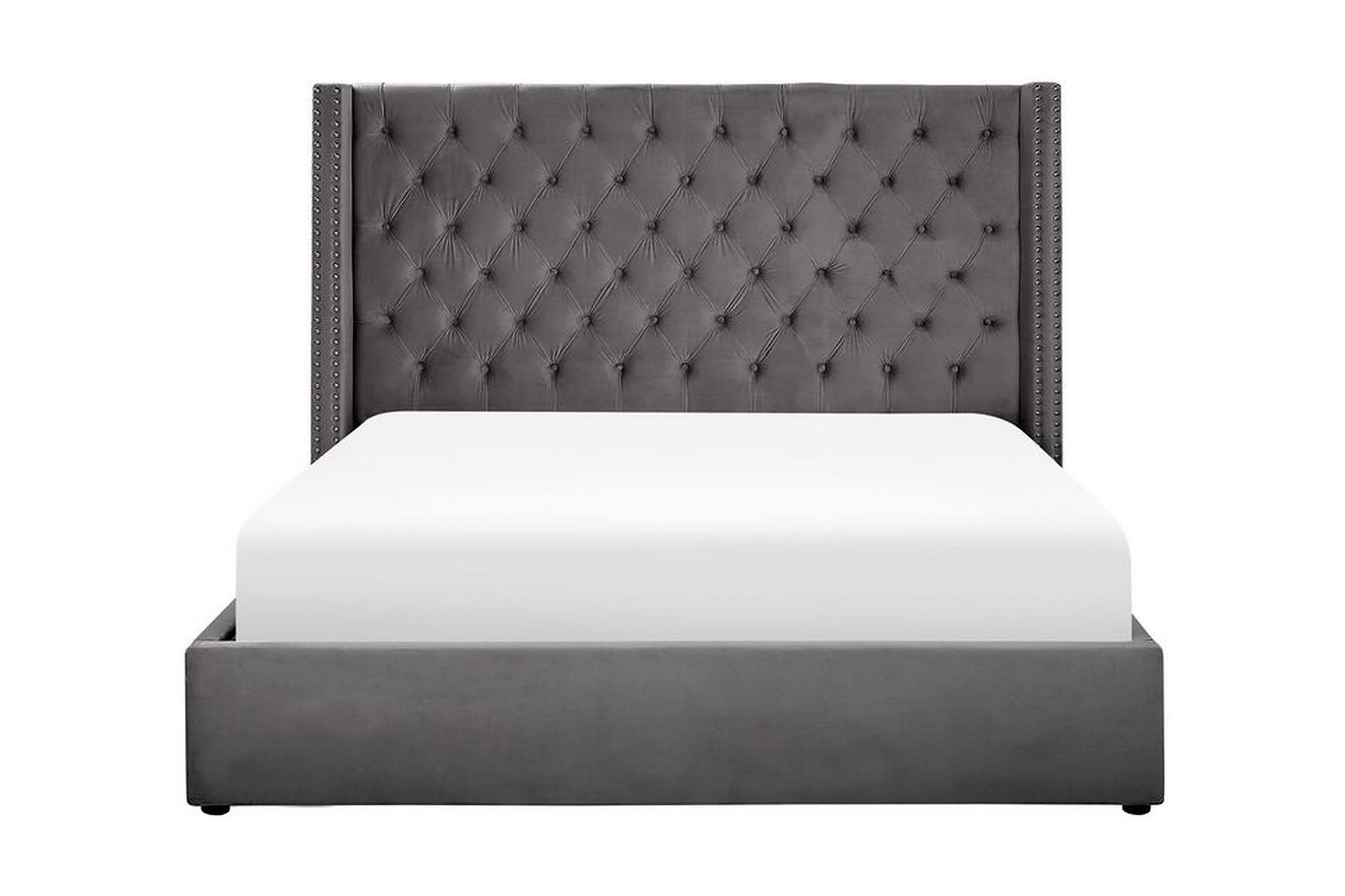 kymmen dubbelsäng 180x200 cm - grå