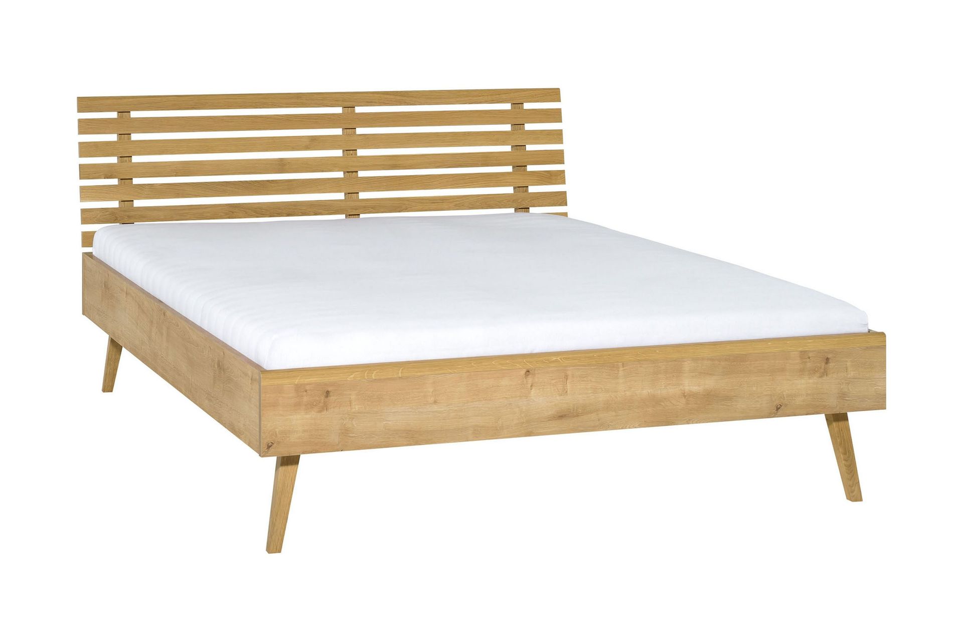 nature sängram 160x200 cm trä/natur - vox