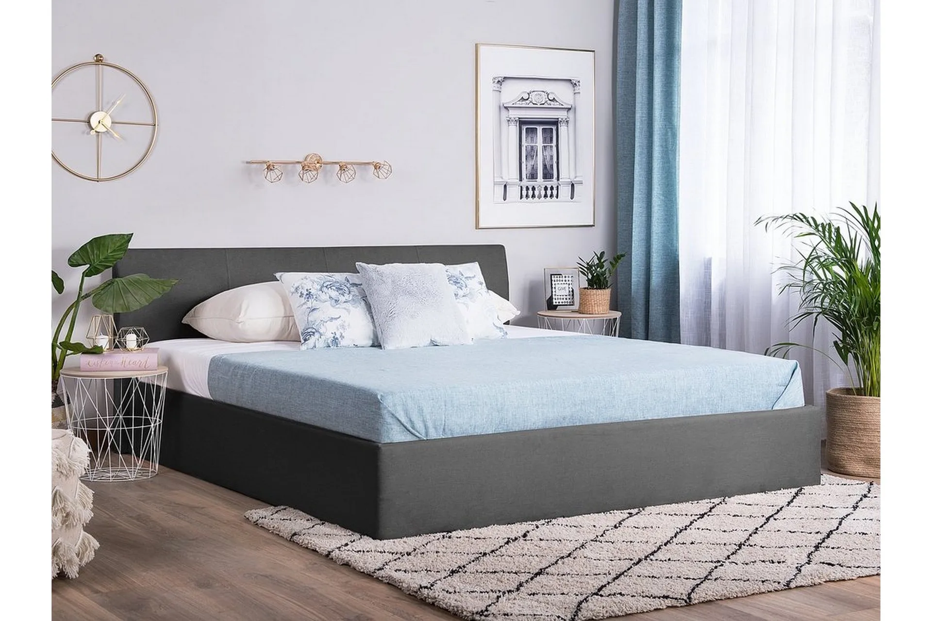 Orbey S&auml;ngram 160x200 cm  Gr&aring; - Gr&aring;