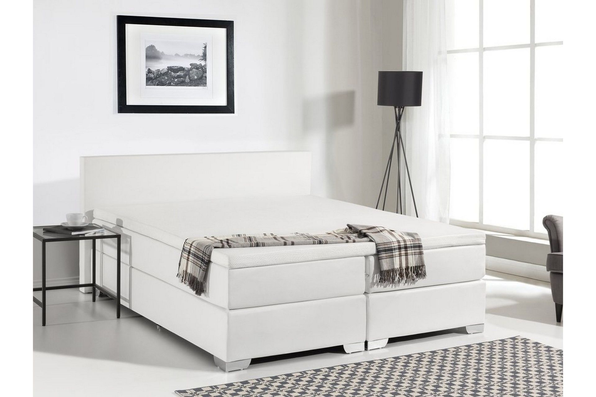 president dubbelsäng 180\200 cm - vit