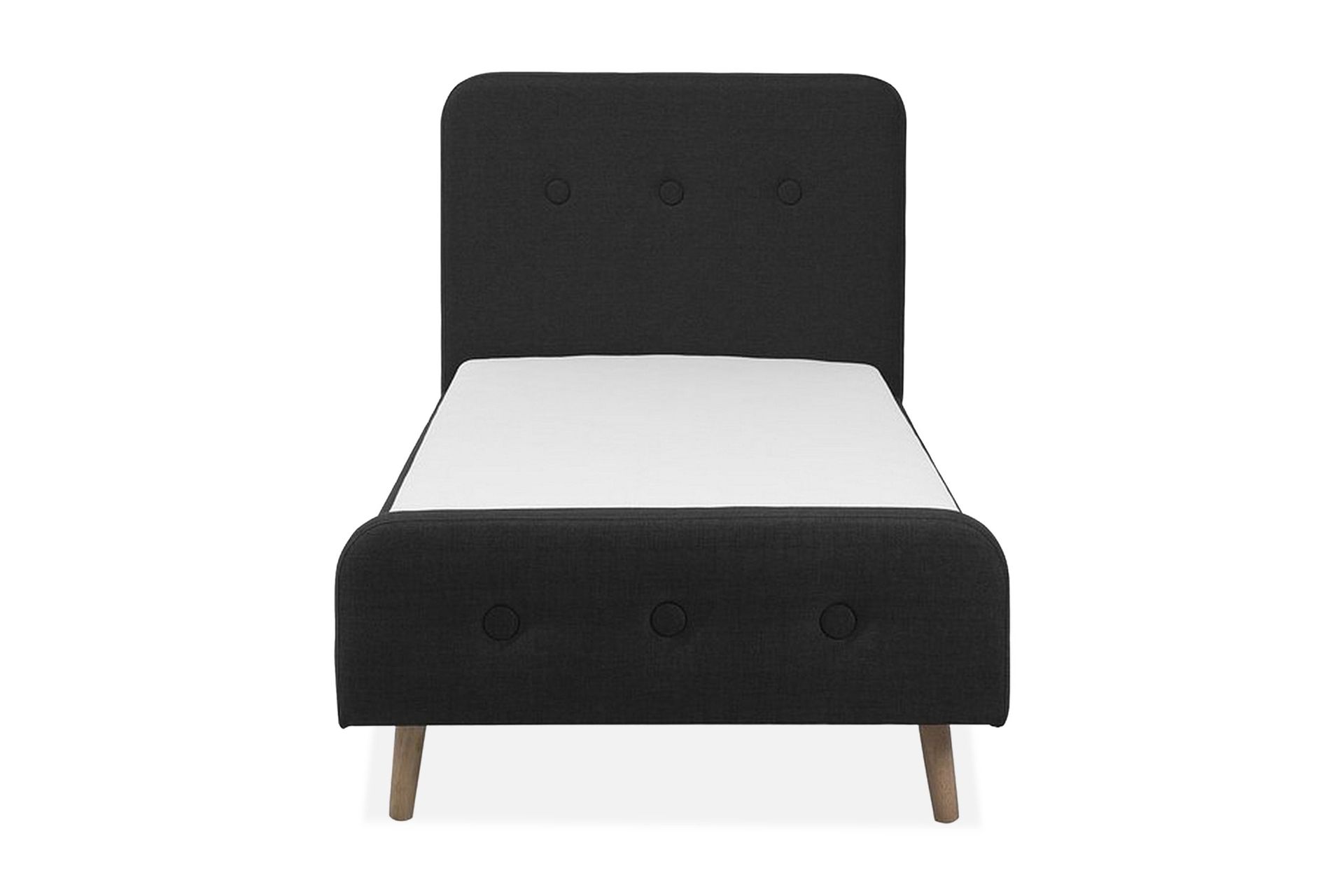 rennes dubbelsäng 90 \ 200 cm - grå