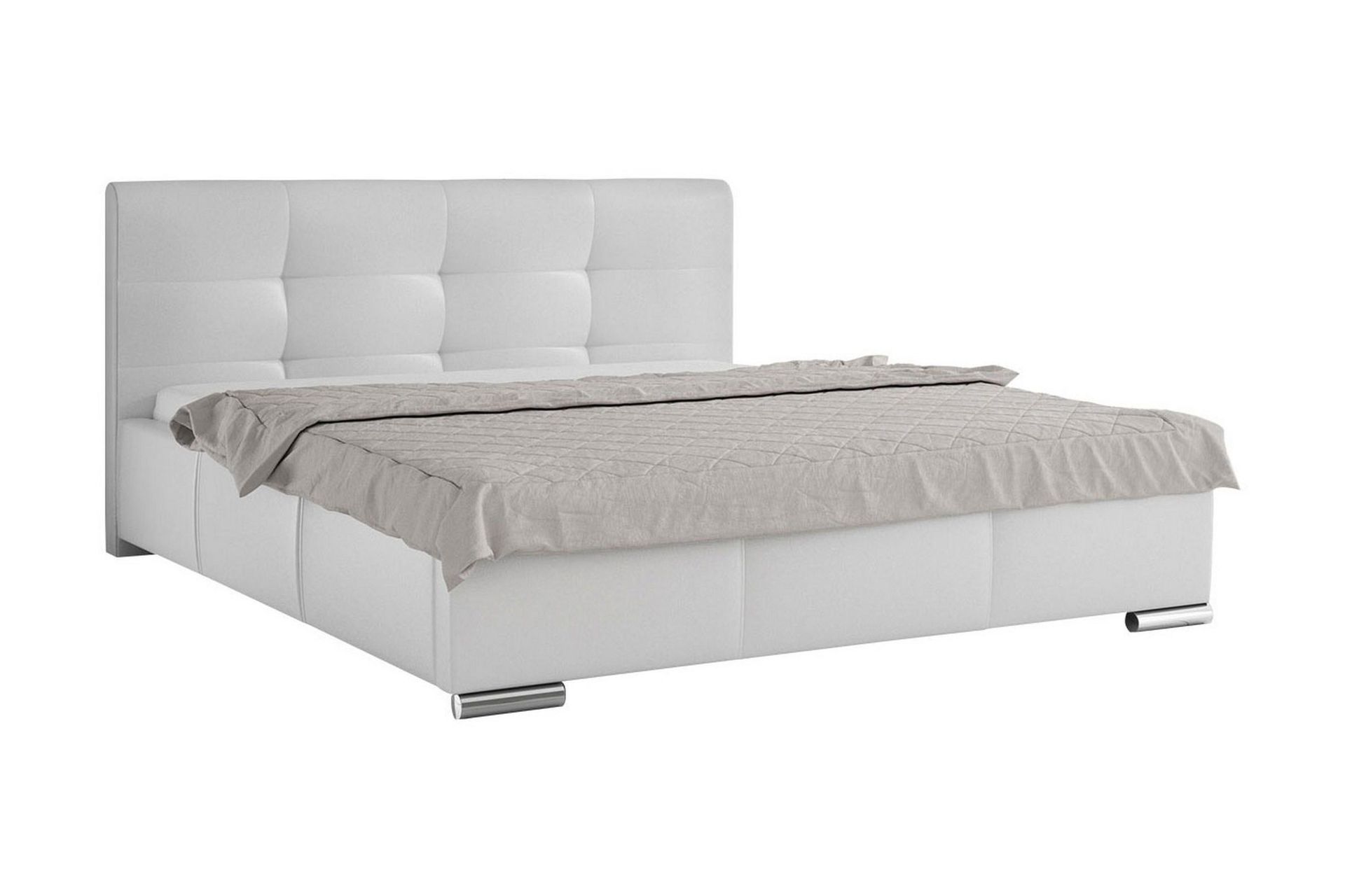 Strandrud S&auml;ng 140x200  Vit - Vit