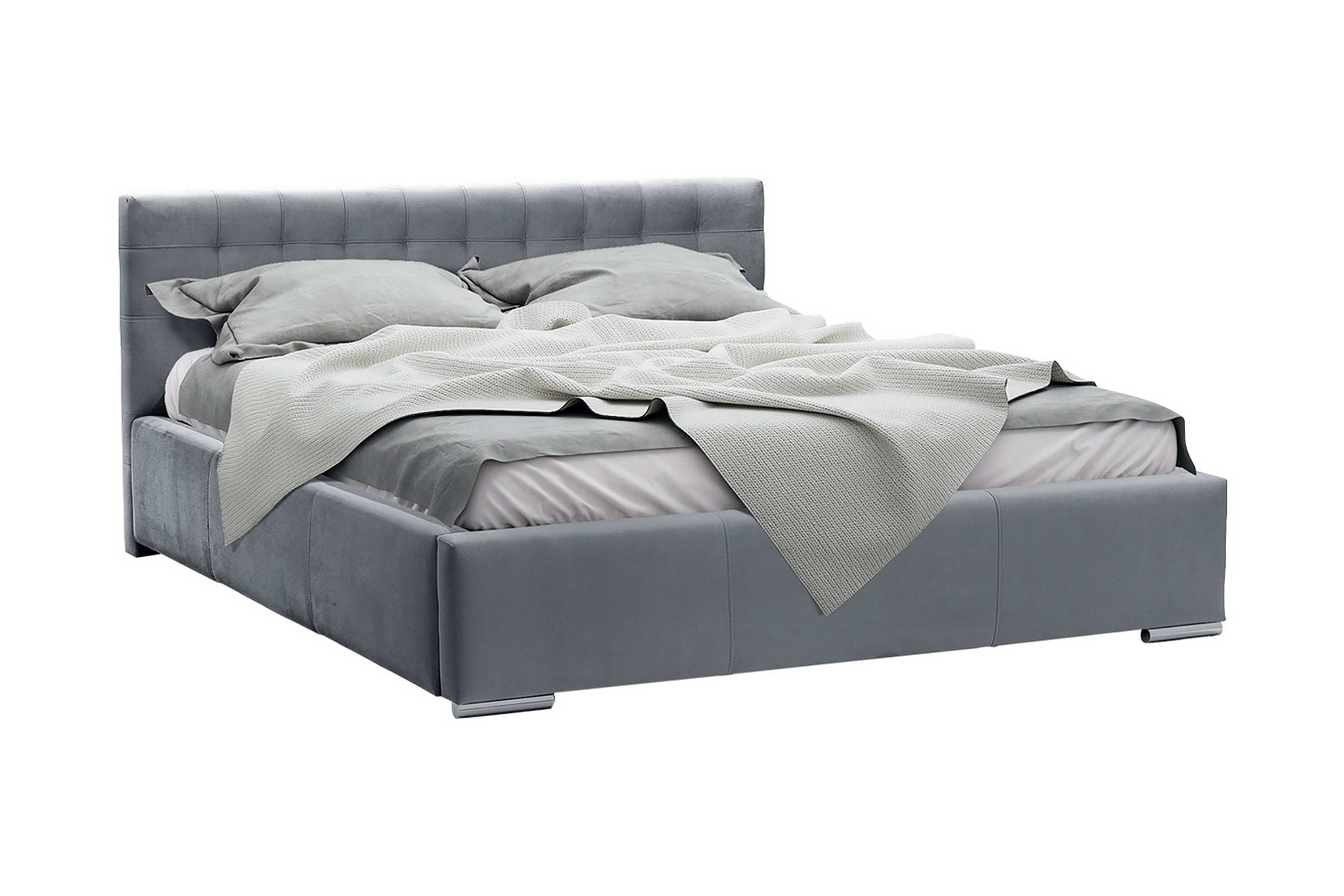 Säng Girton med Förvaring 180x200 Grå