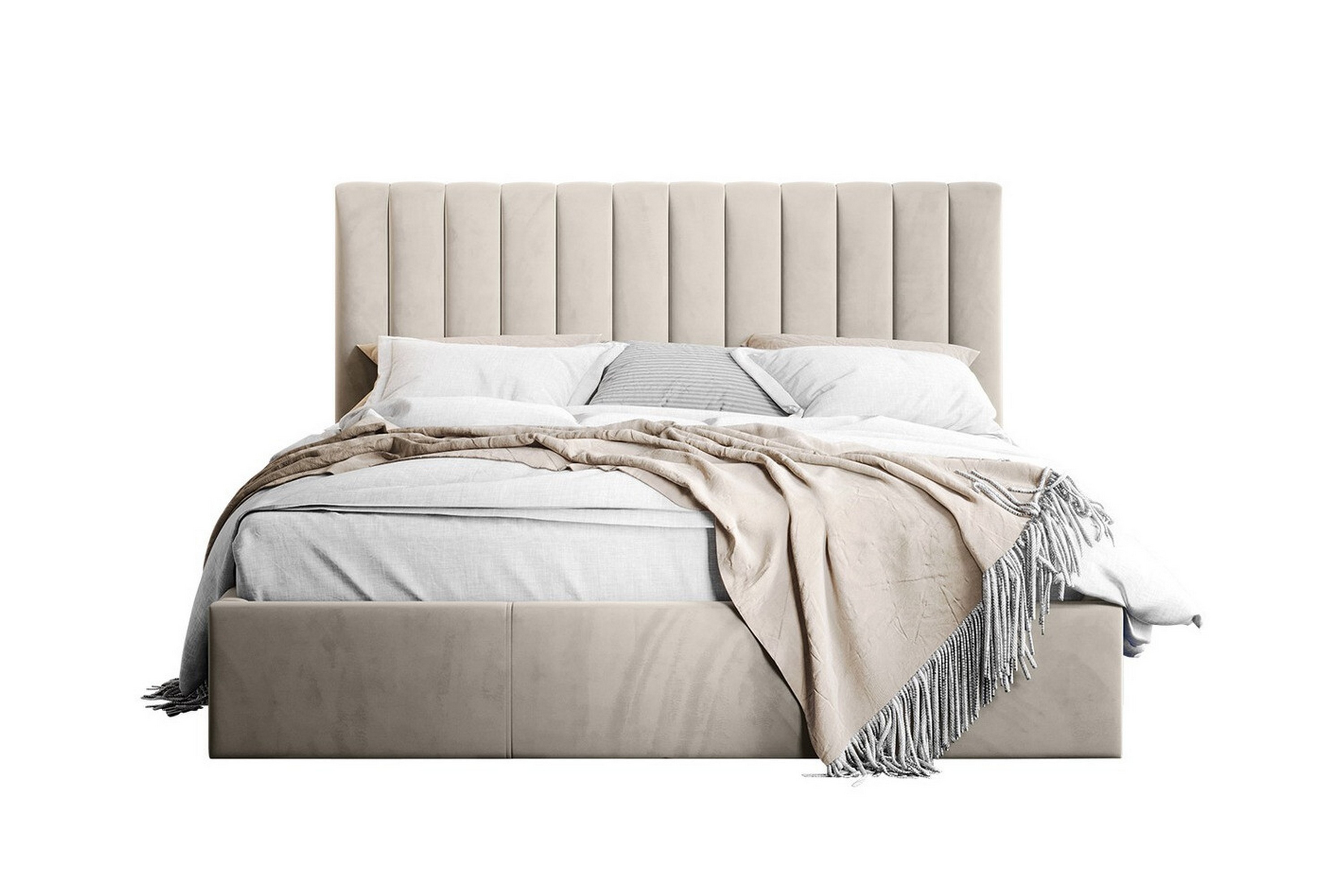 sängram derry 140x200 cm - cream