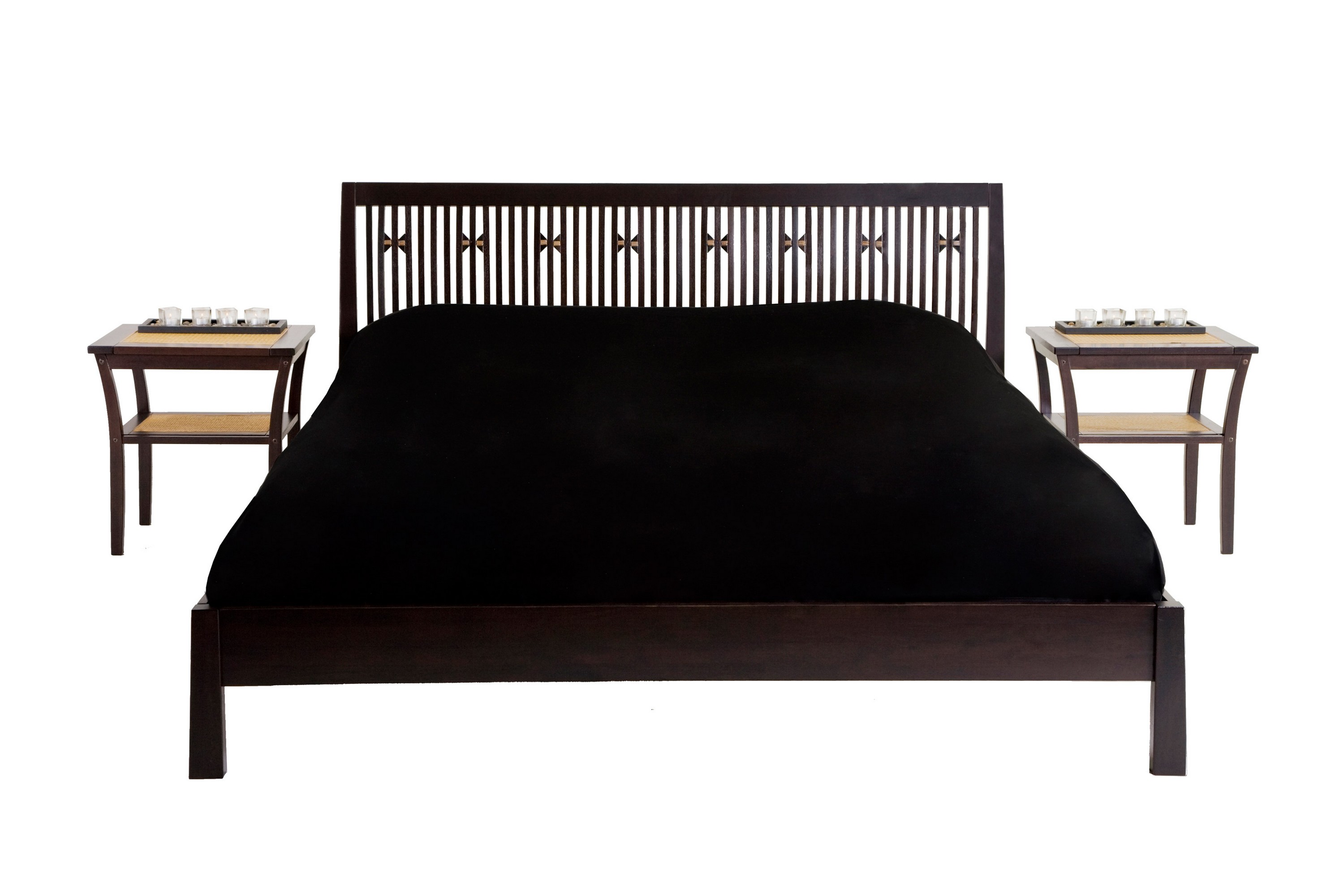 Sängram Geneva 180 cm Wenge Brun
