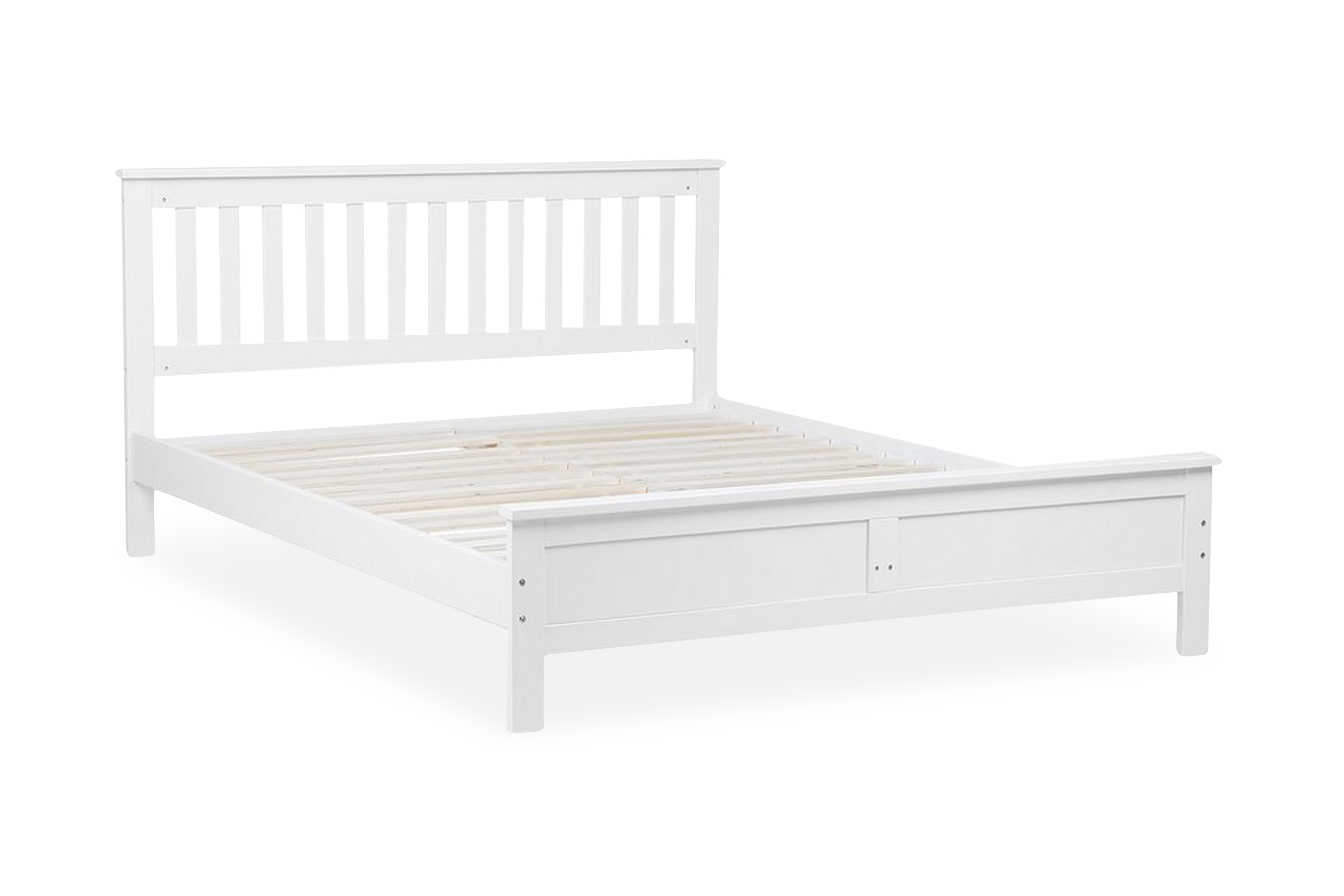 sängram mayenne 140x200 cm - vit