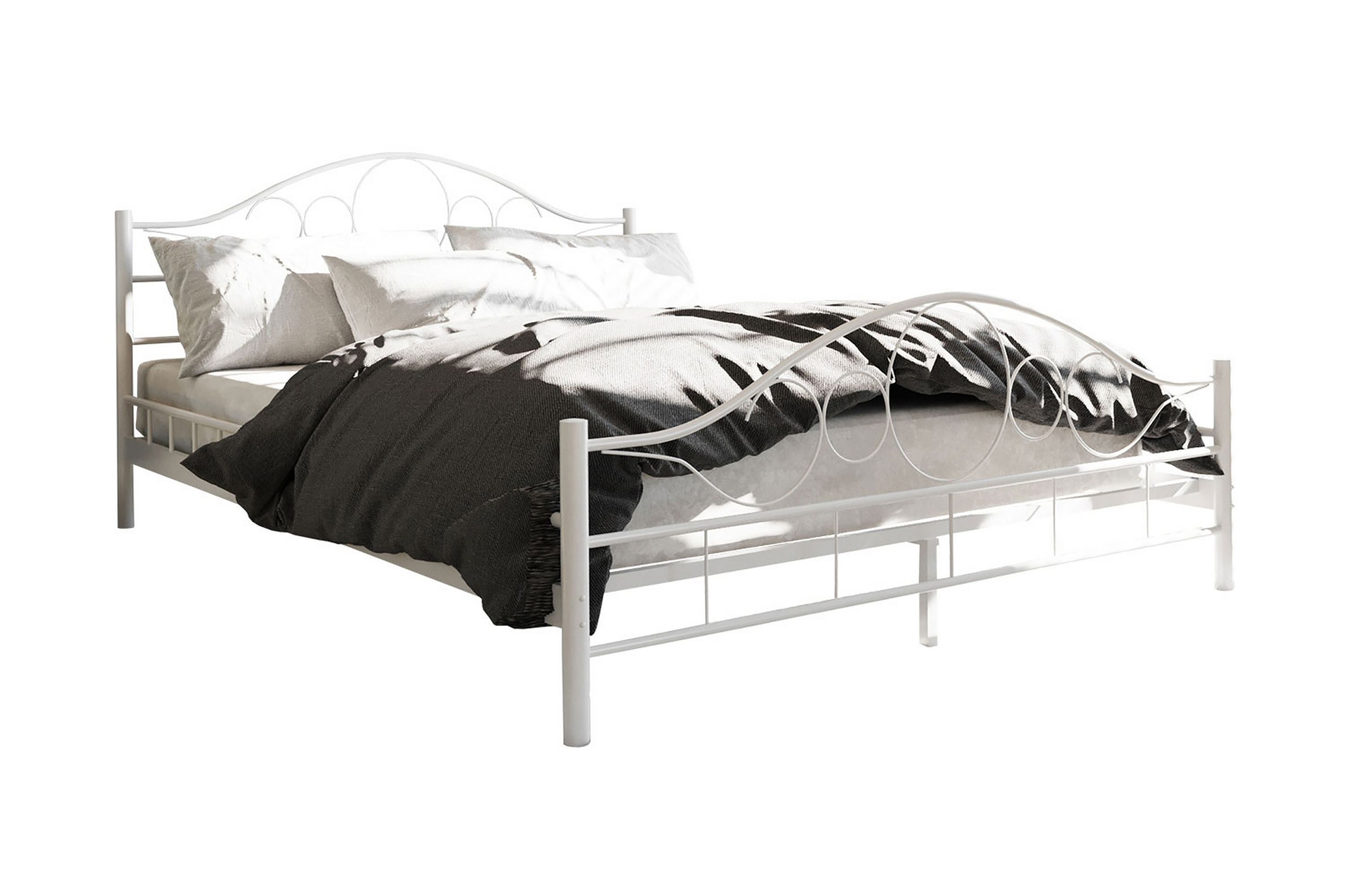 sängram noremi 120x200 - vit