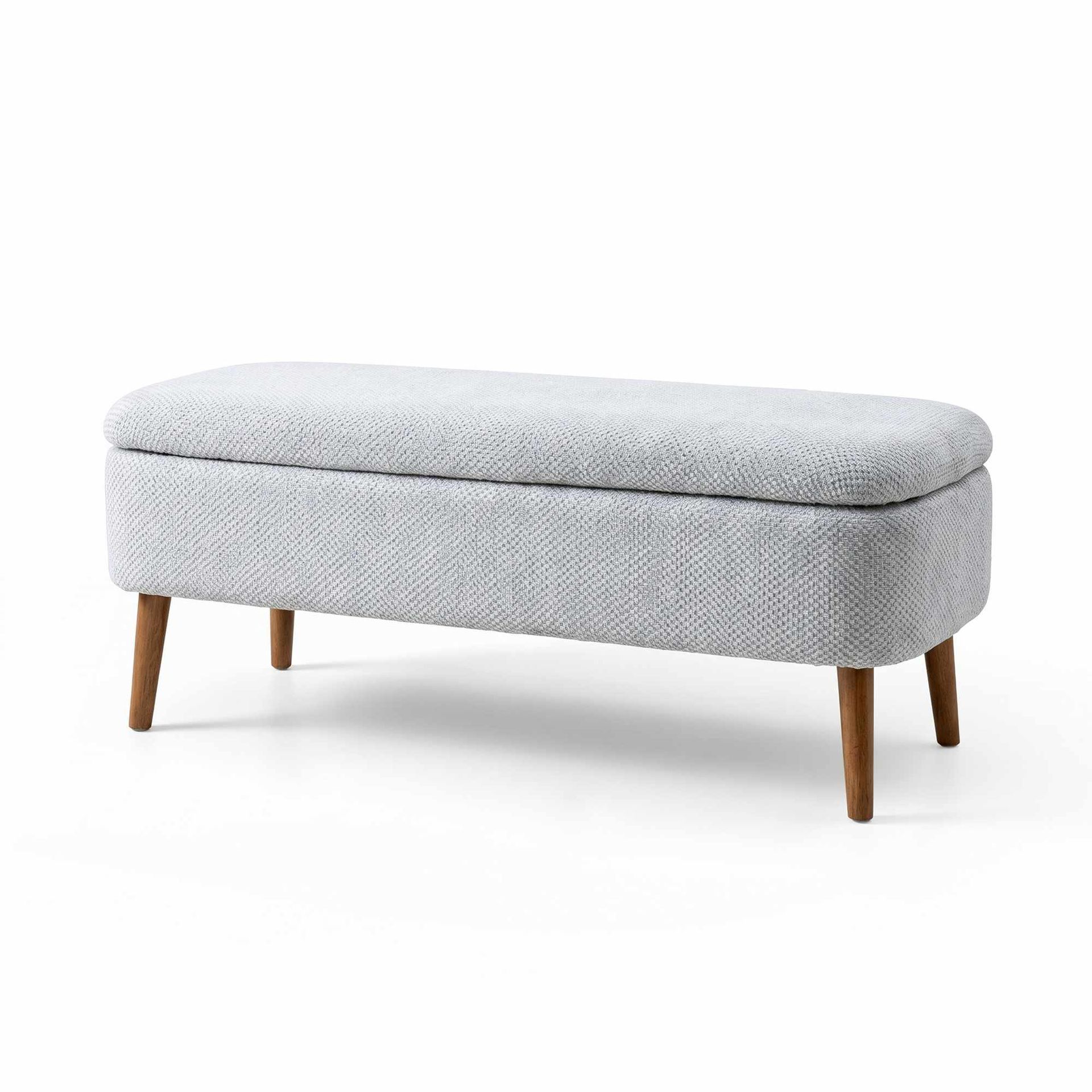 Armenia S&auml;ngkista 90 cm - Ljusgr&aring;, Brun