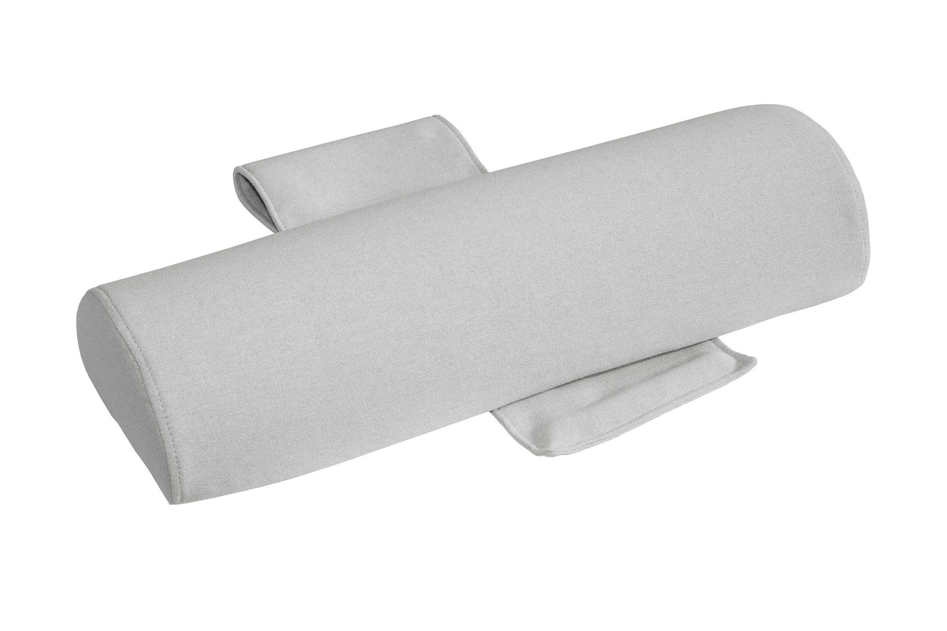 LUX Stor Nackkudde Malaga Ljusgr&aring; 1-pack \ - Gr&aring;Vit