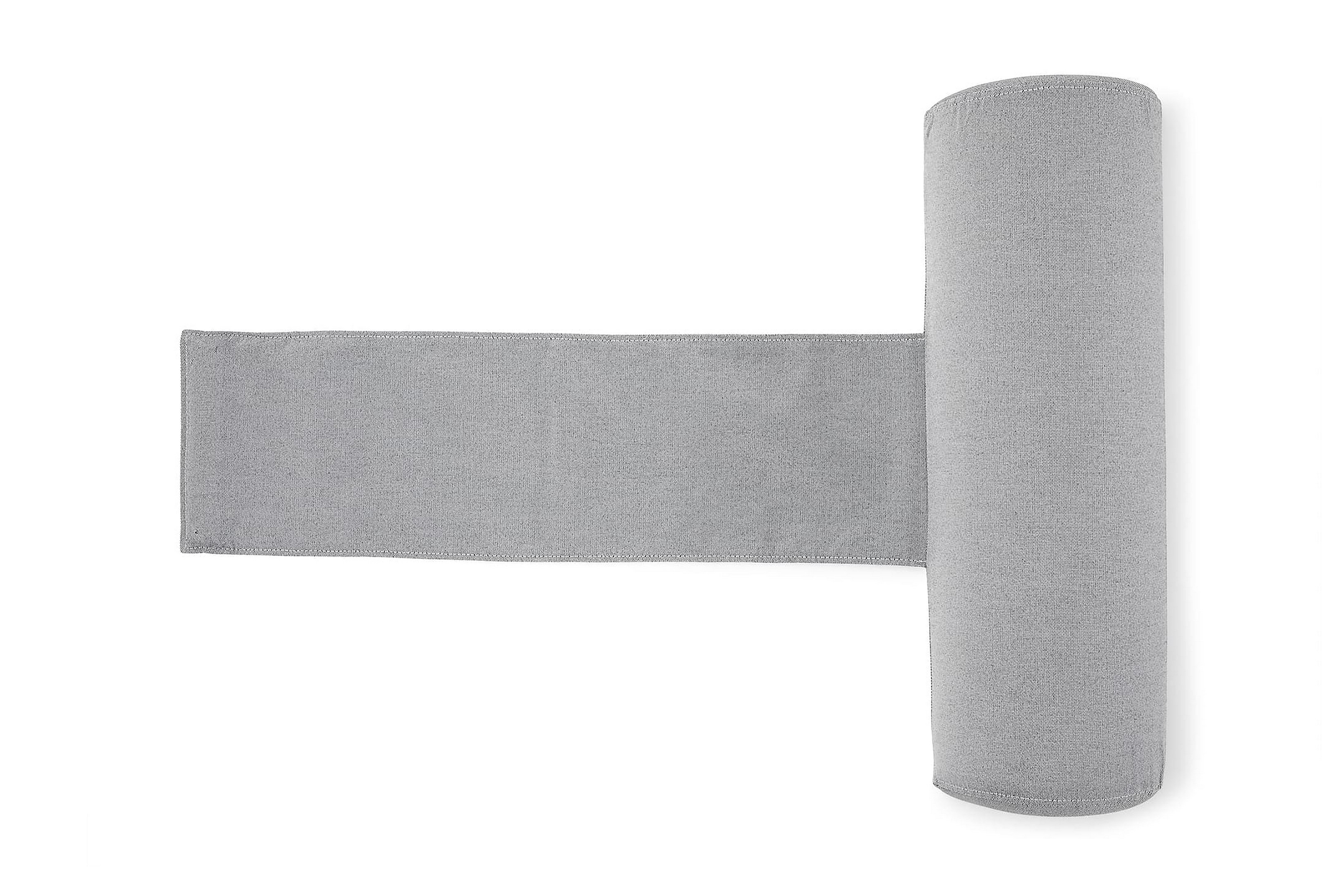 stor nackkudde lucky 2-pack - mellangrå