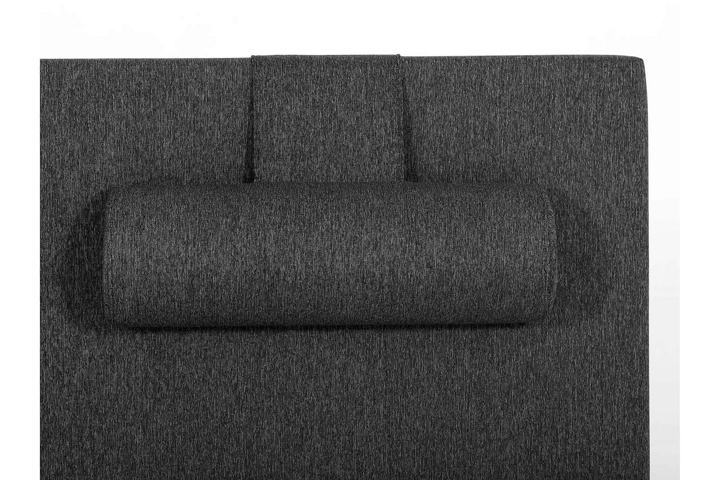 stor nackkudde olivia 2-pack - svartgrå