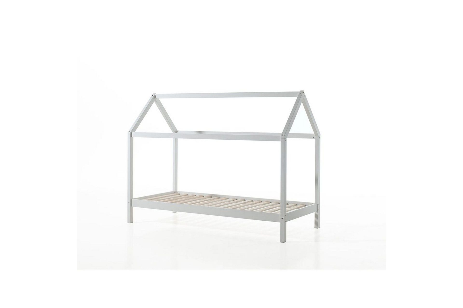 säng med låda dallas vit - vit