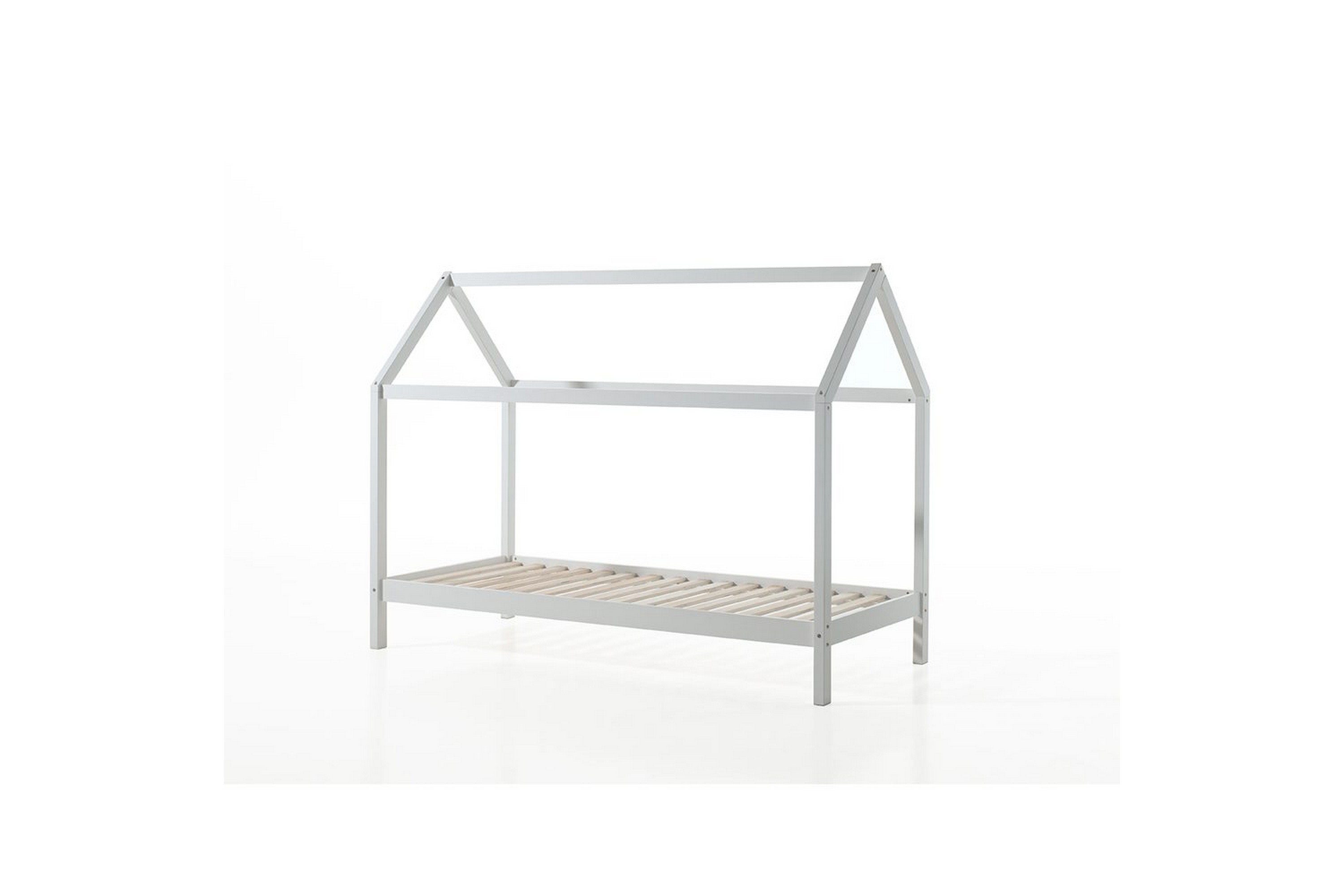 säng med låda dallas vit - vit