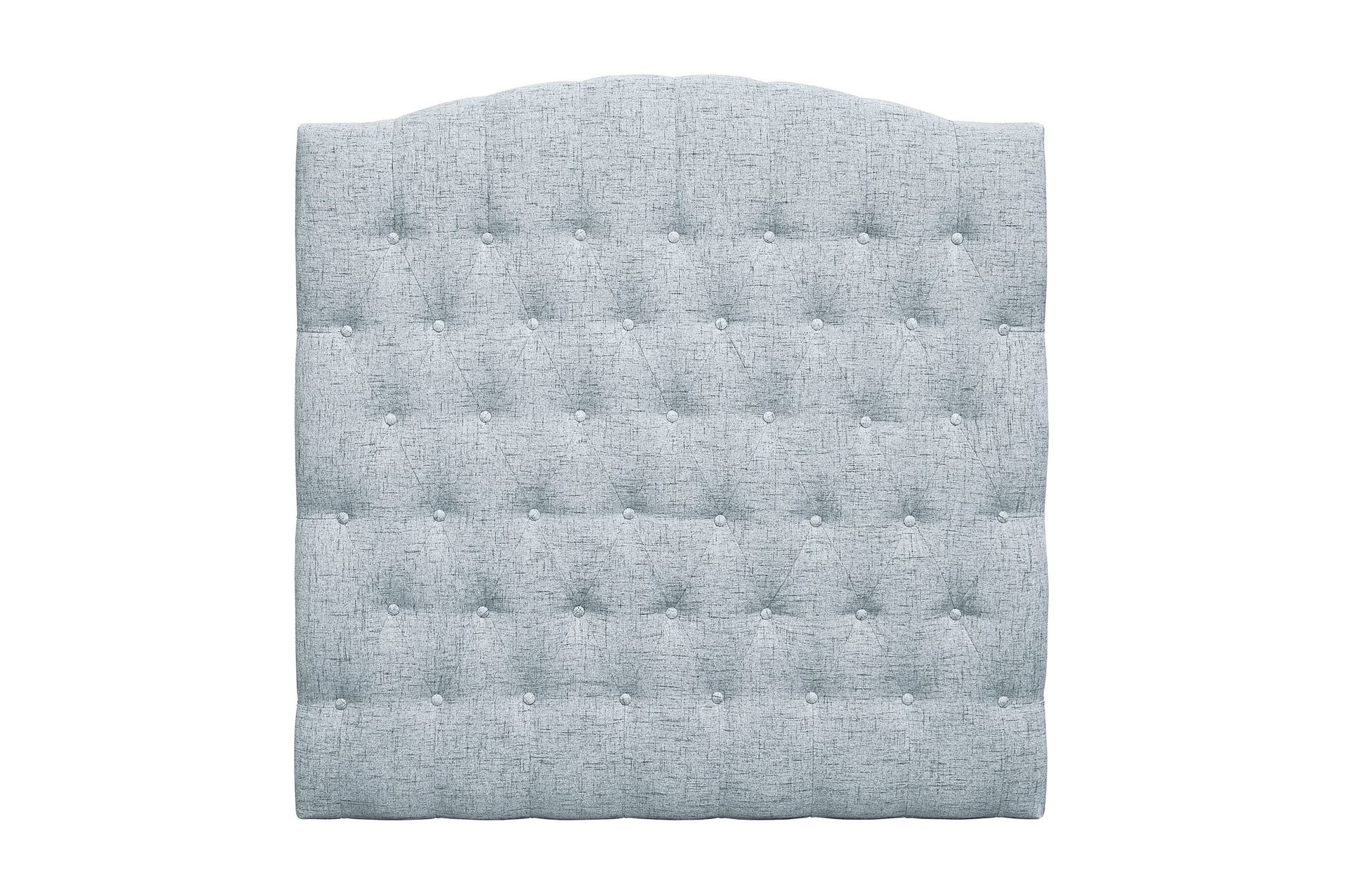 belda sänggavel 120 cm svängd - ljusblå