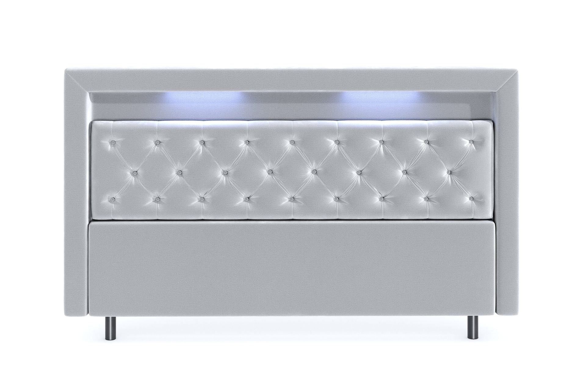 hilton velvet led gavel 200 - ljusgrå