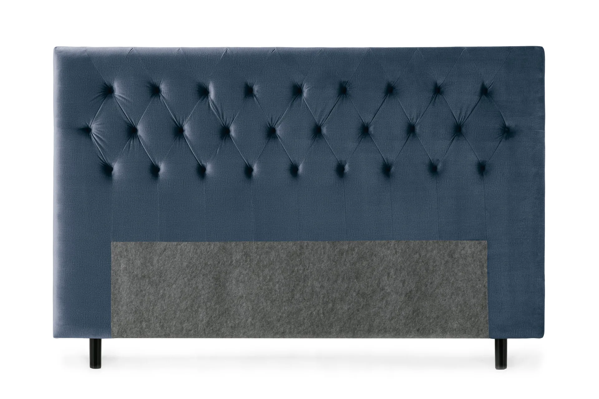 royal velvet sänggavel 210 cm - mörkblå