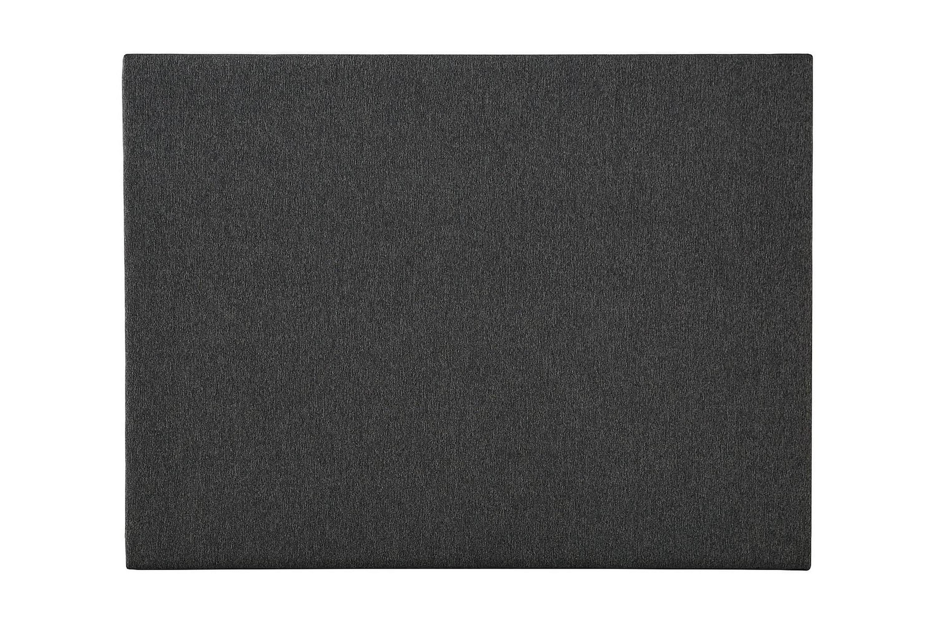 slät sänggavel olivia 160 cm - svartgrå