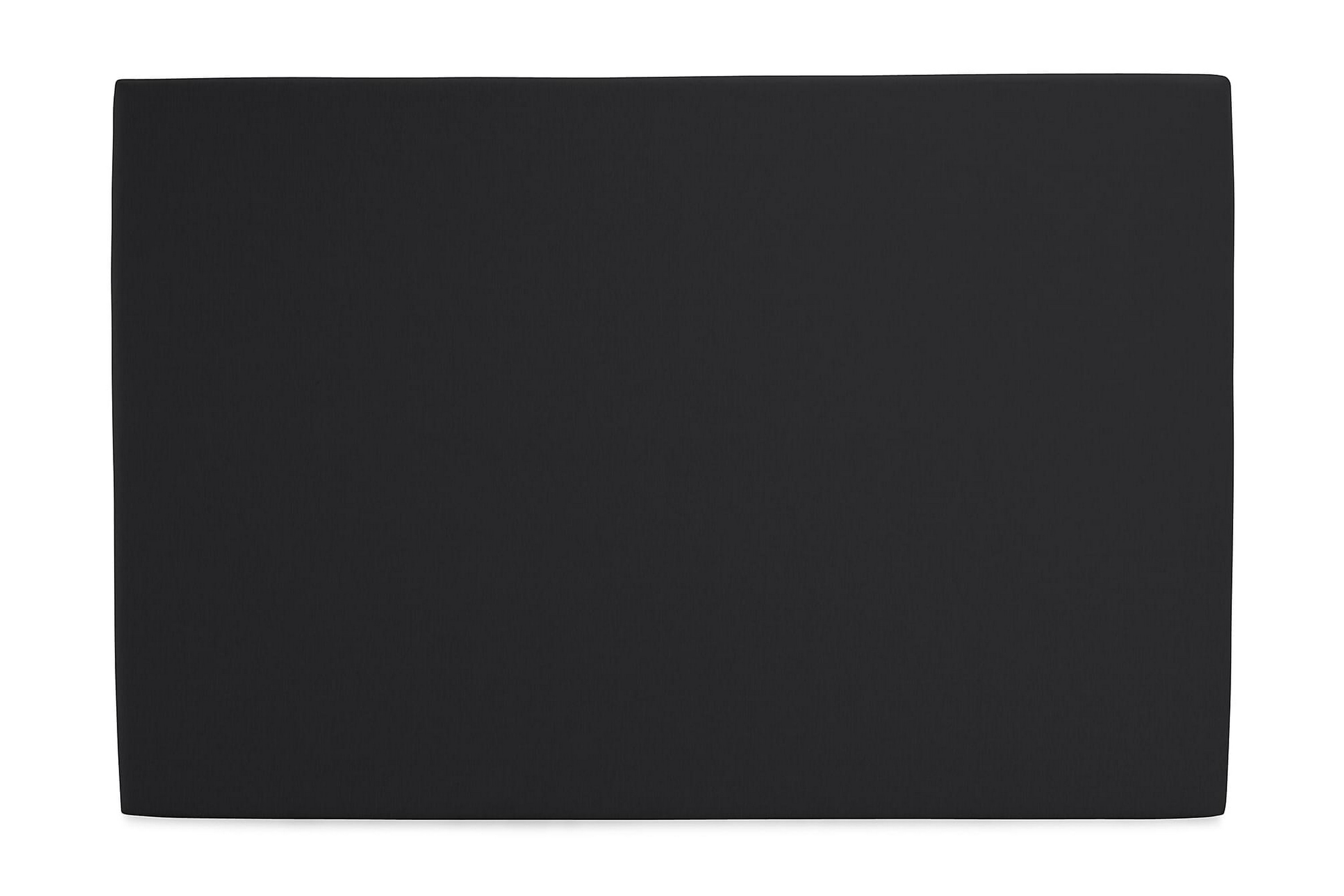 slät sänggavel sofia 180 svart - svart