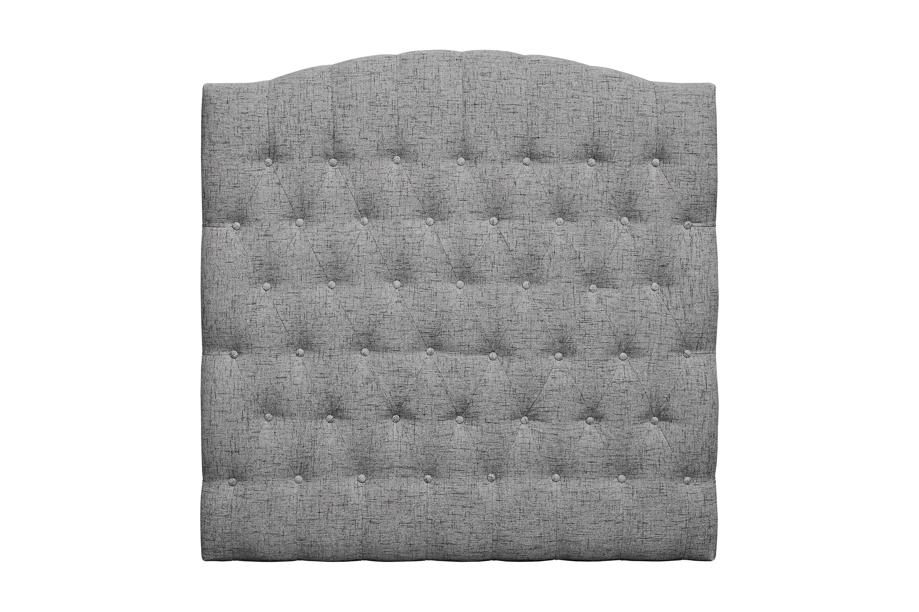 Sänggavel Abelie 120 cm Svängd Grå