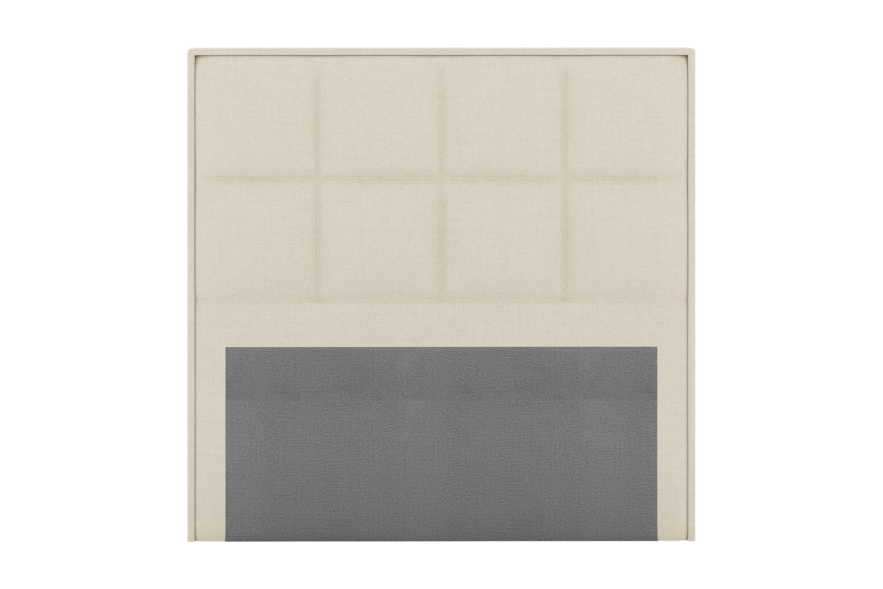 sänggavel choice 140 cm rutig - beige