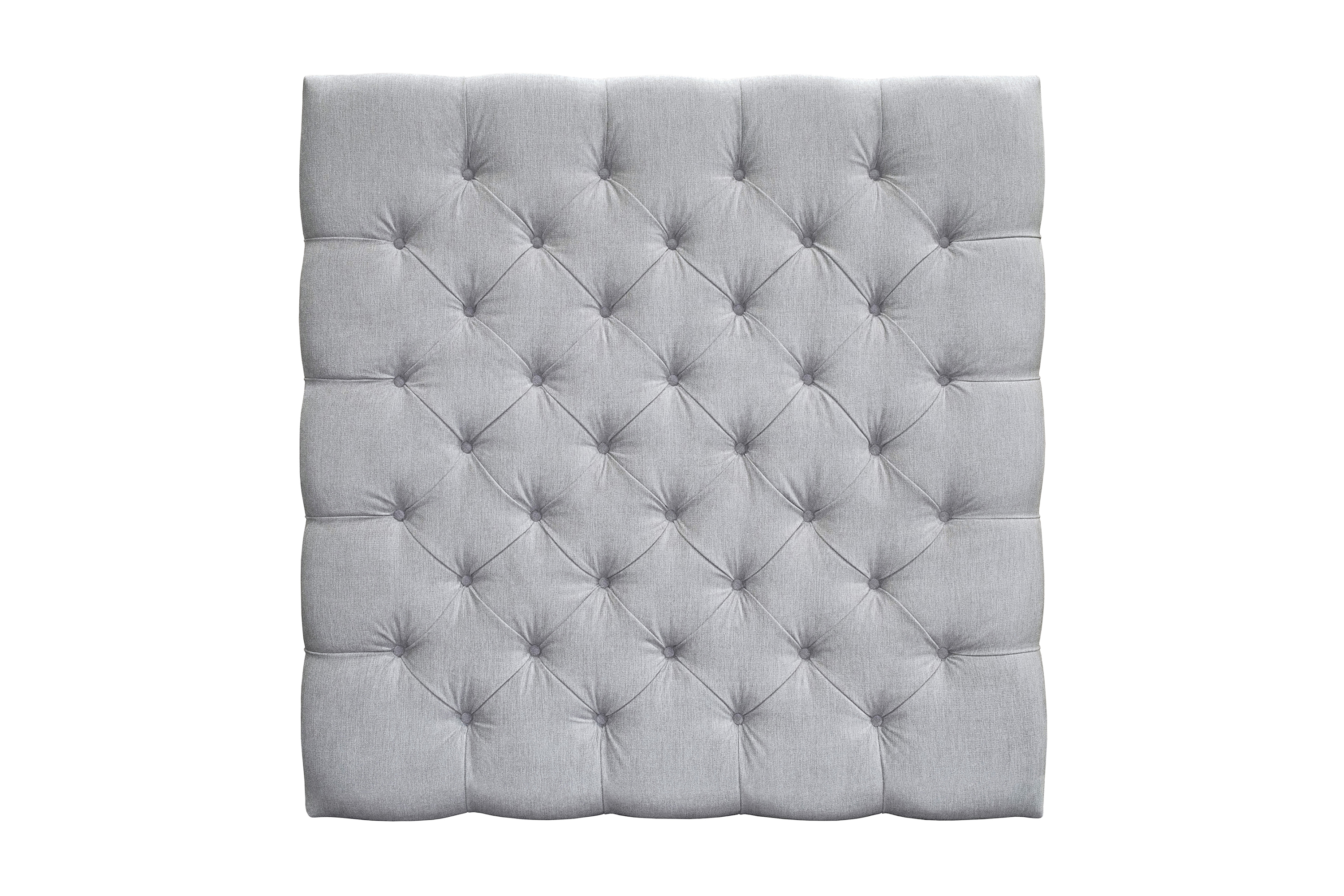 sänggavel joluma 140 knappar - ljusgrå