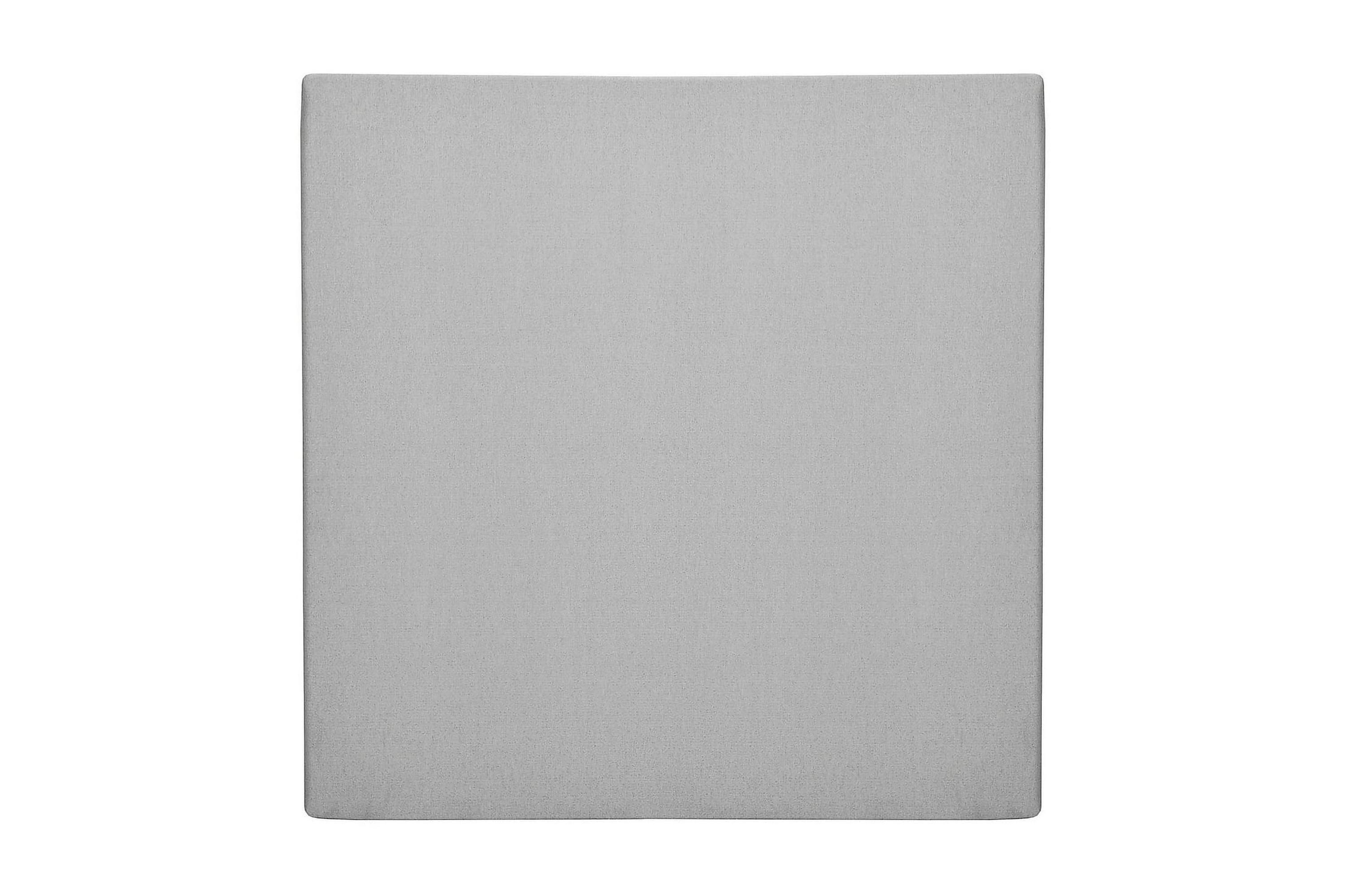 sänggavel lucky 120 cm slät - mellangrå