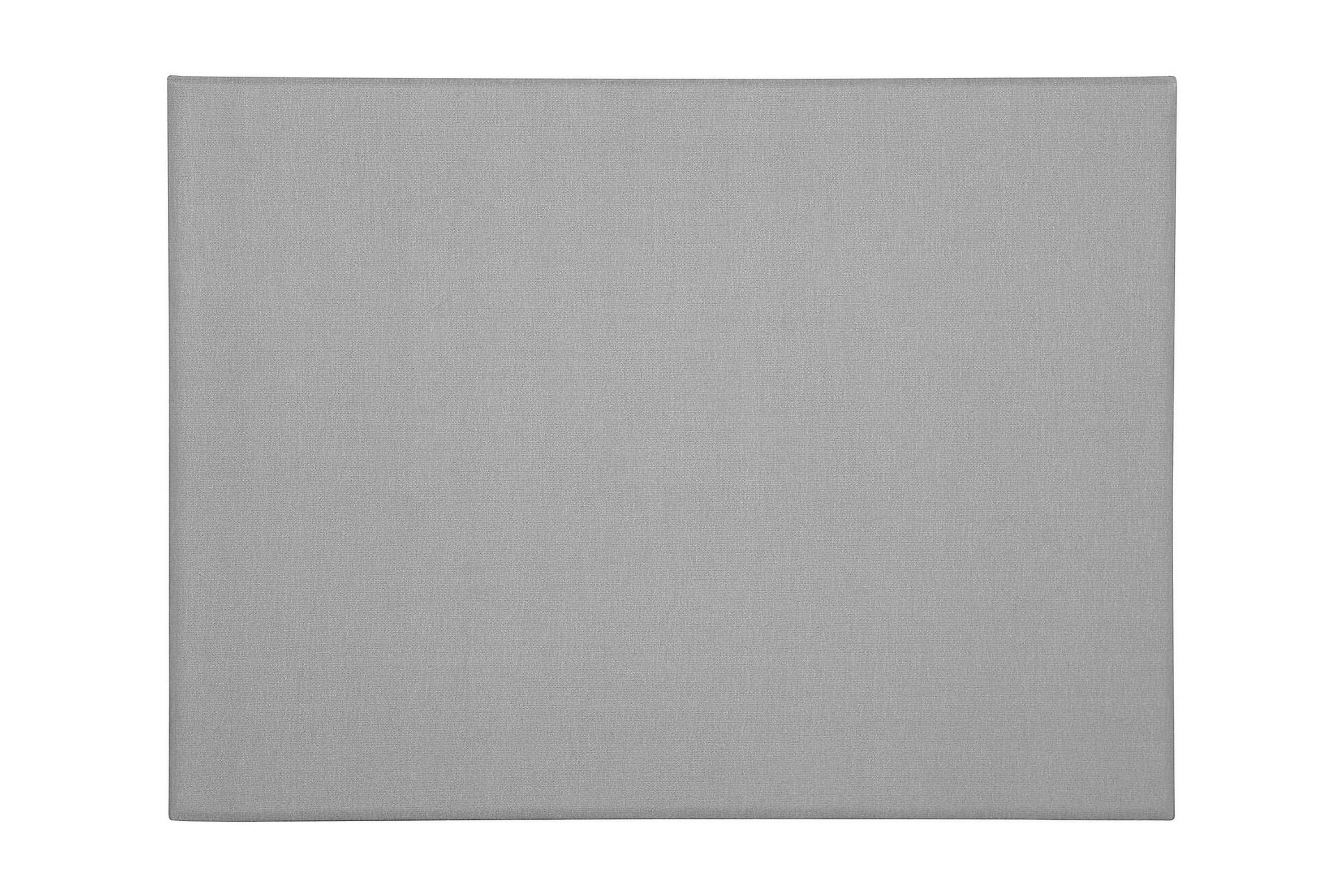 sänggavel lucky 160 cm slät - mellangrå