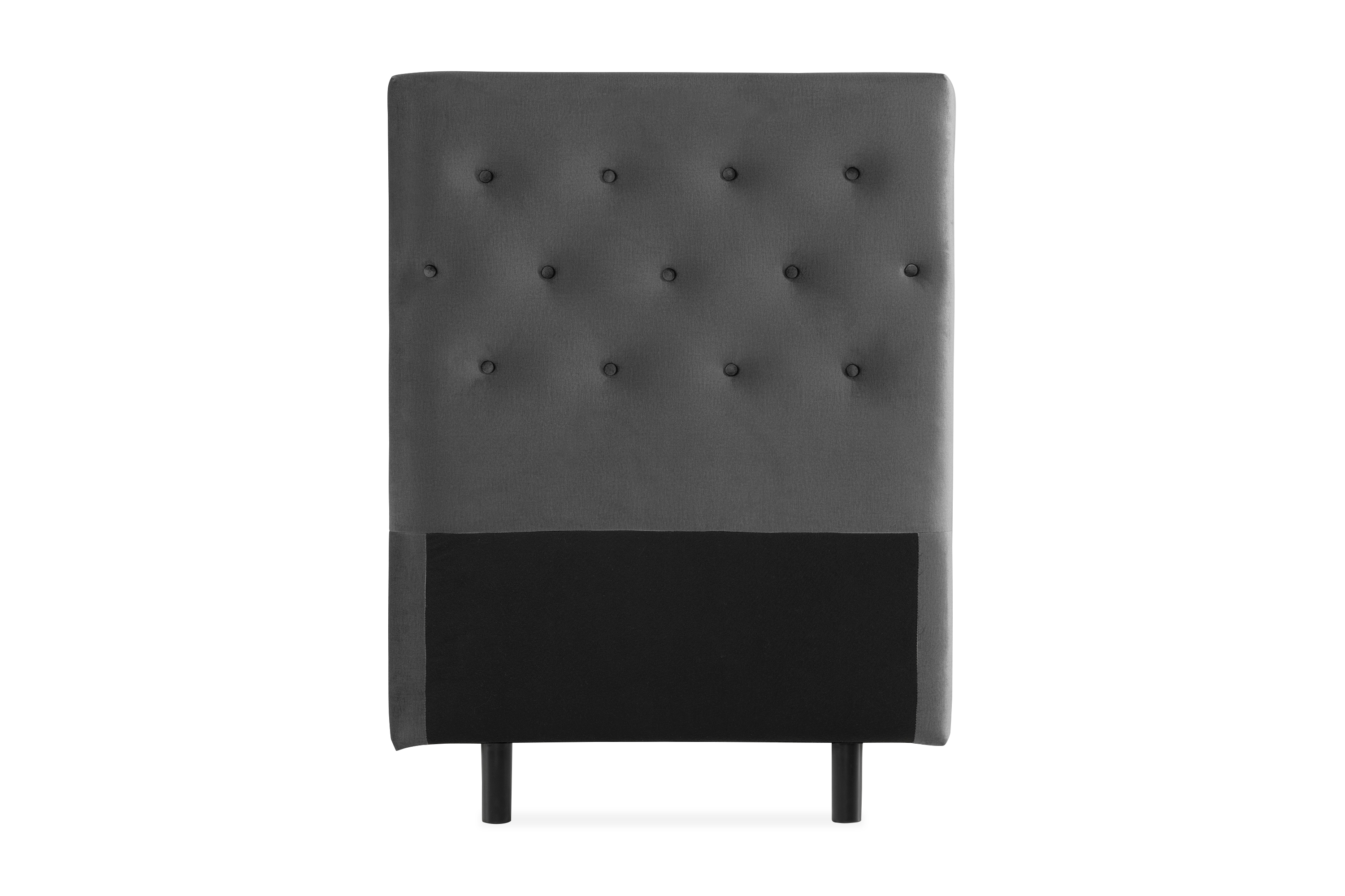 sänggavel rebeca 90 cm button - mörkgrå
