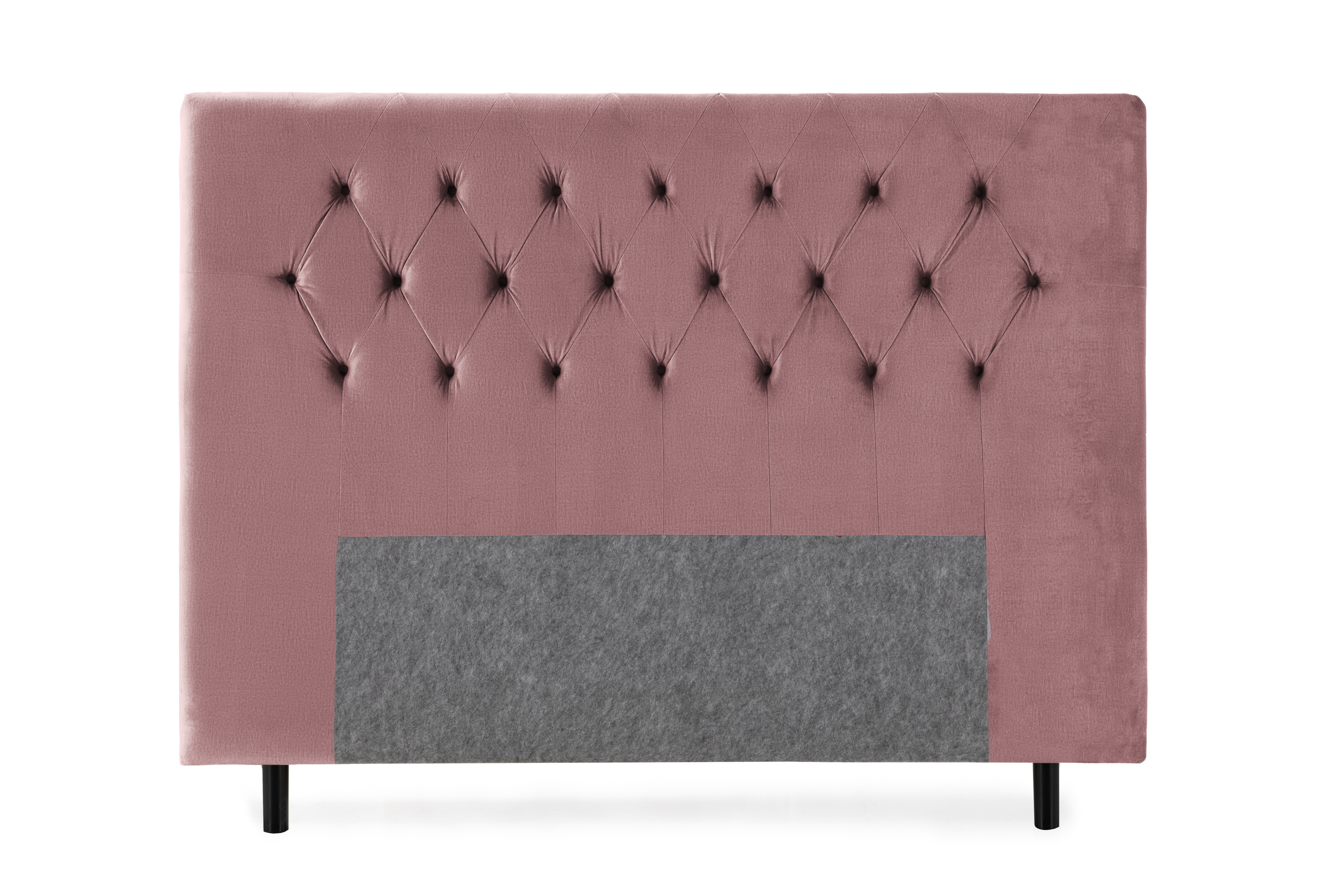Sänggavel Torsö180 cm Sammet Rosa