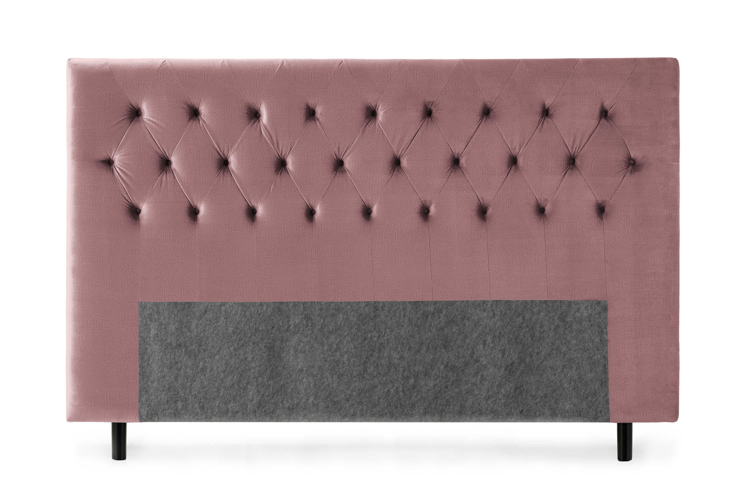 sänggavel torsö 210 cm sammet - rosa