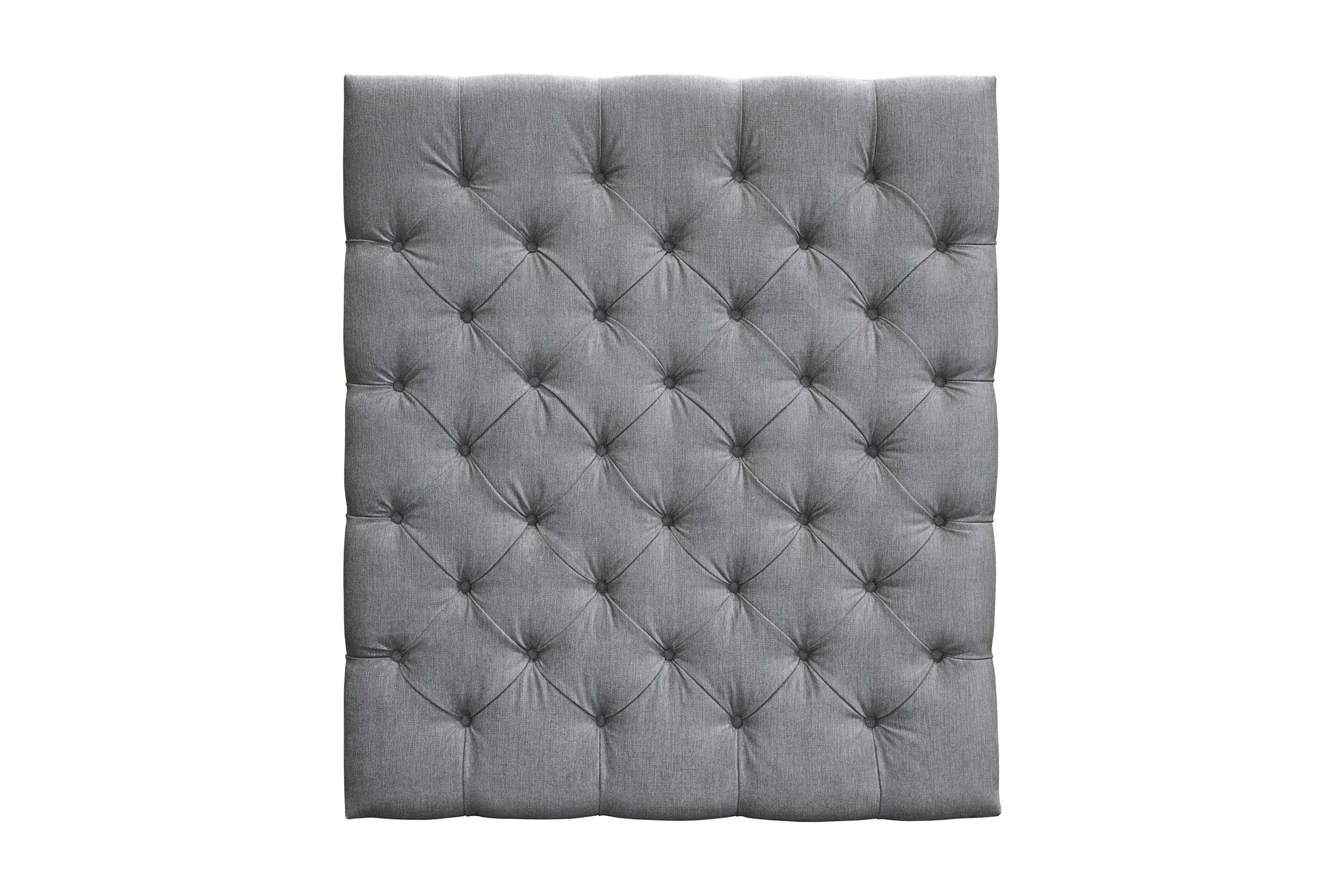 sänggavel paraiso 105 knappar - grå