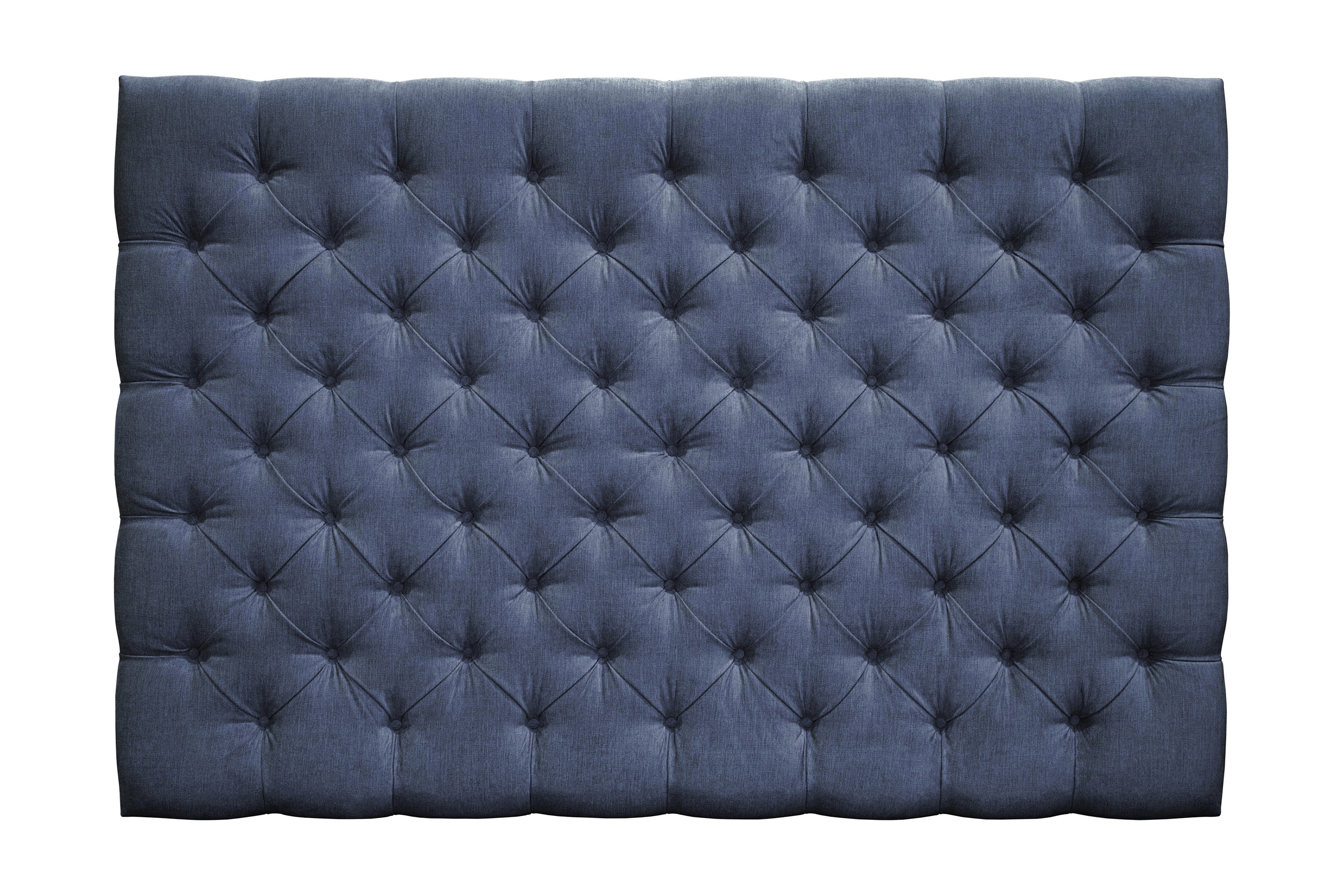 sänggavel paraiso 180 knappar - mörkblå