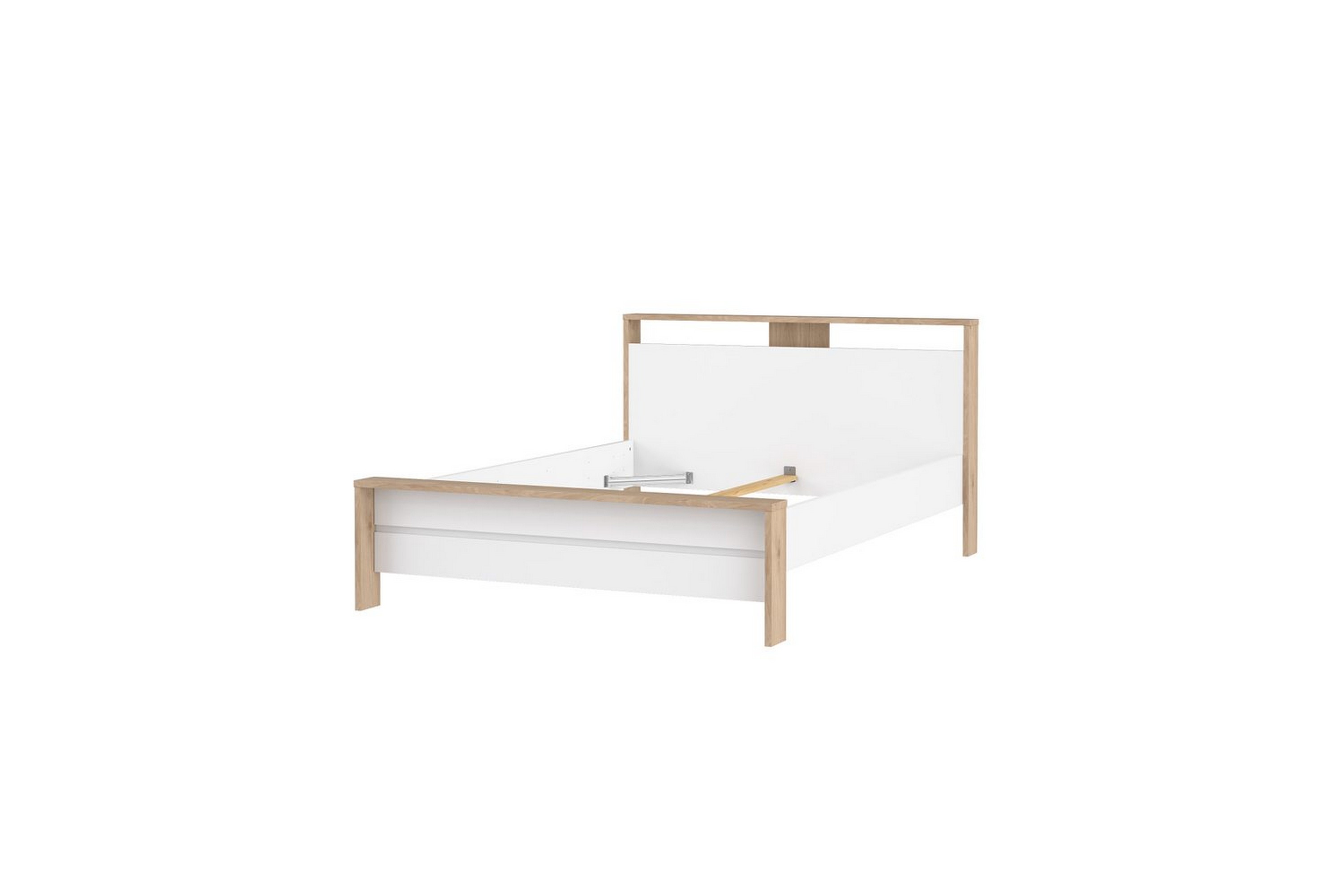 varun sängram 140x190 cm - vit/natur