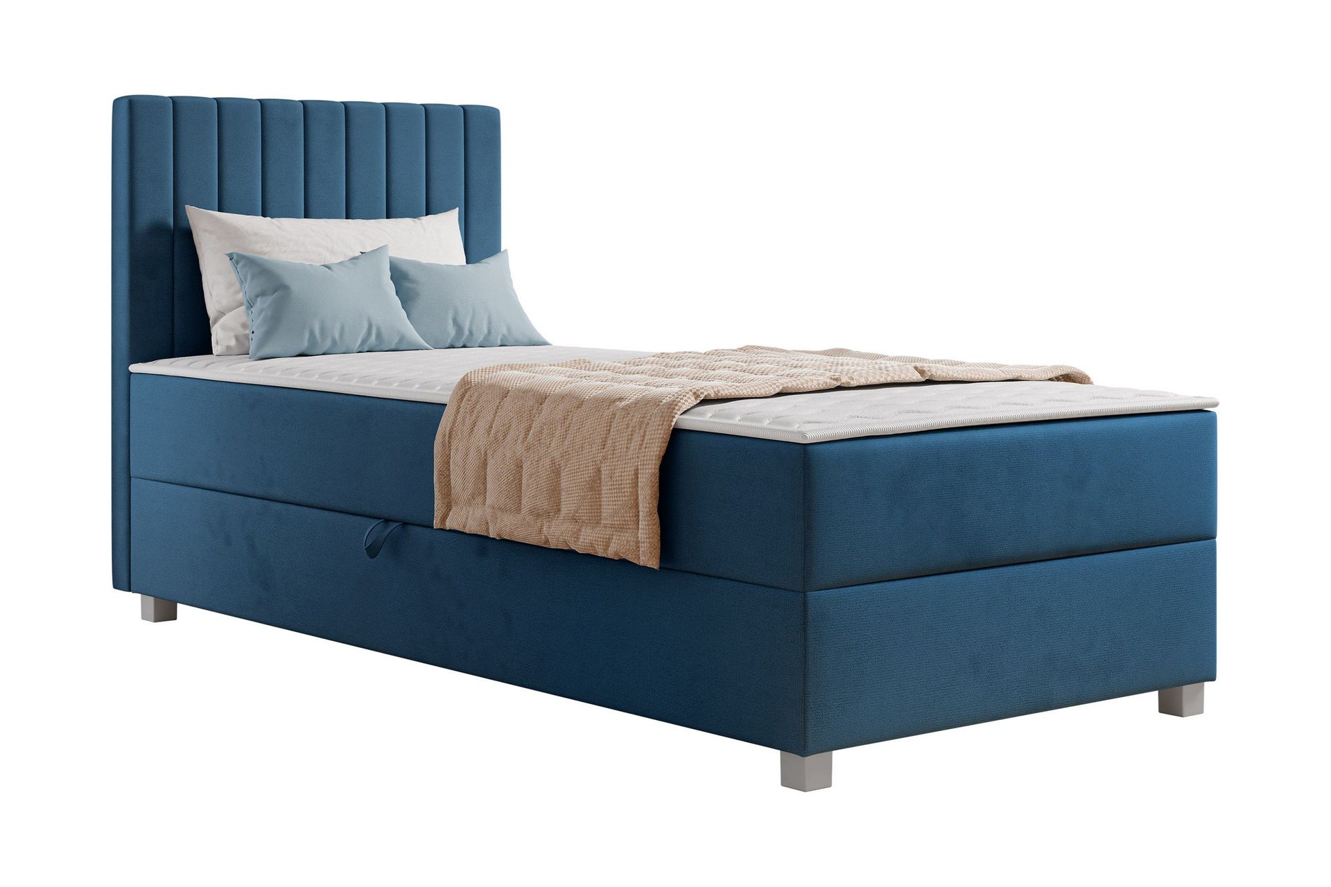 Veyran S&auml;ngpaket Kontinentals&auml;ng med F&ouml;rvaring 90x200 cm - Bl&aring;