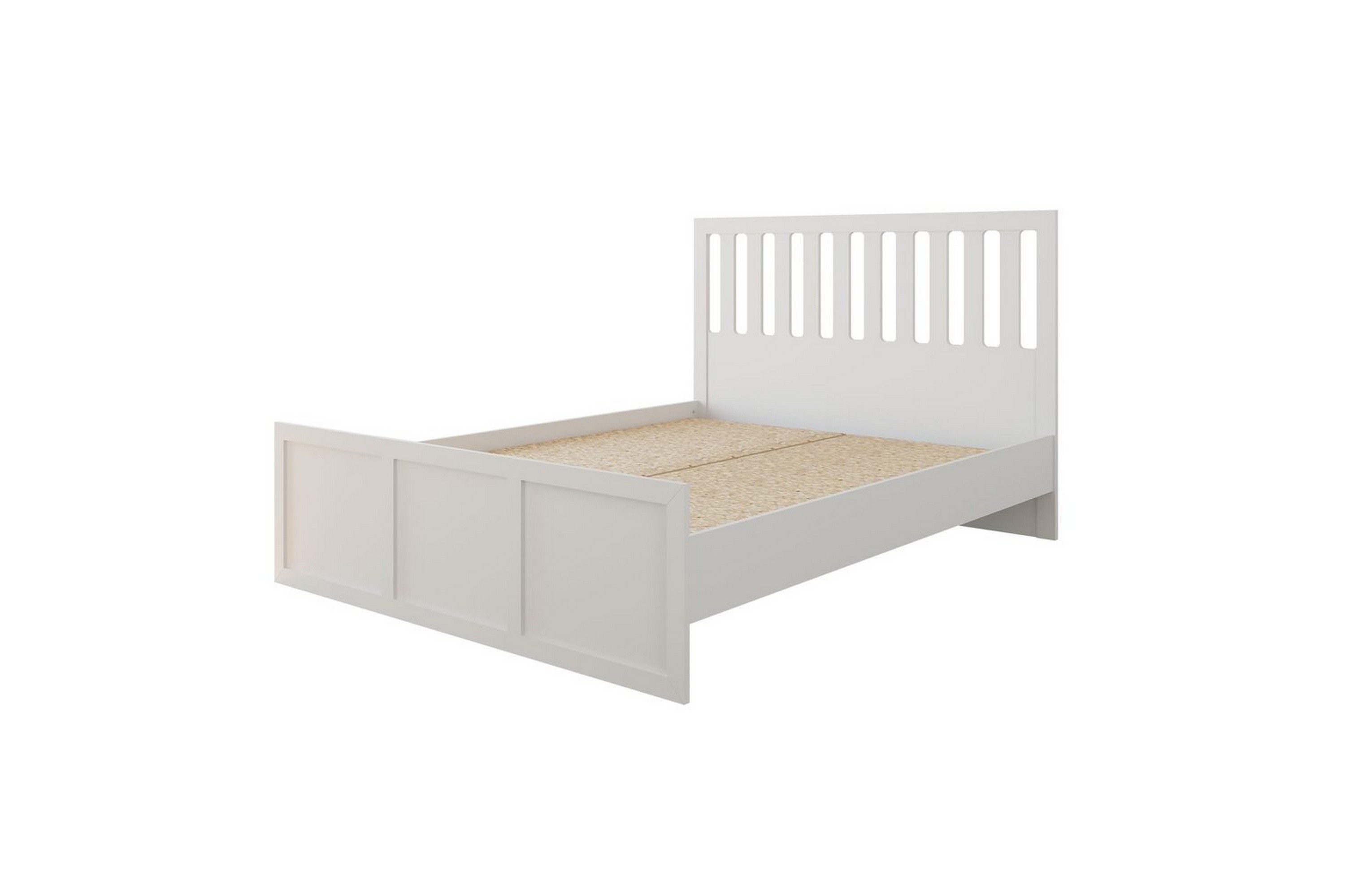 vyric sängram - matt vit